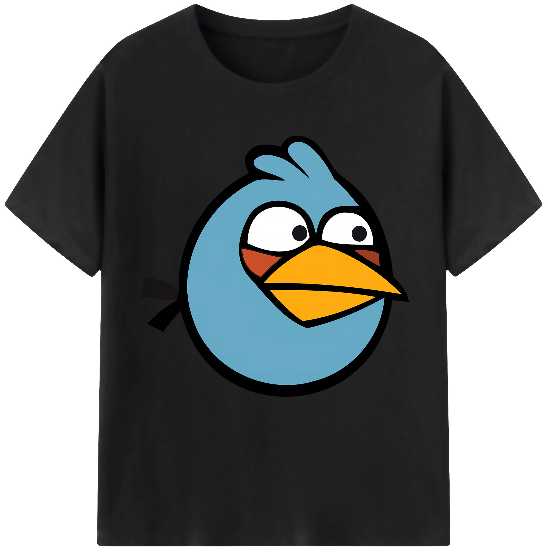 （画像用） Angry Birds アングリーバード レディースカジュアルプリントTシャツ（綿100％）
