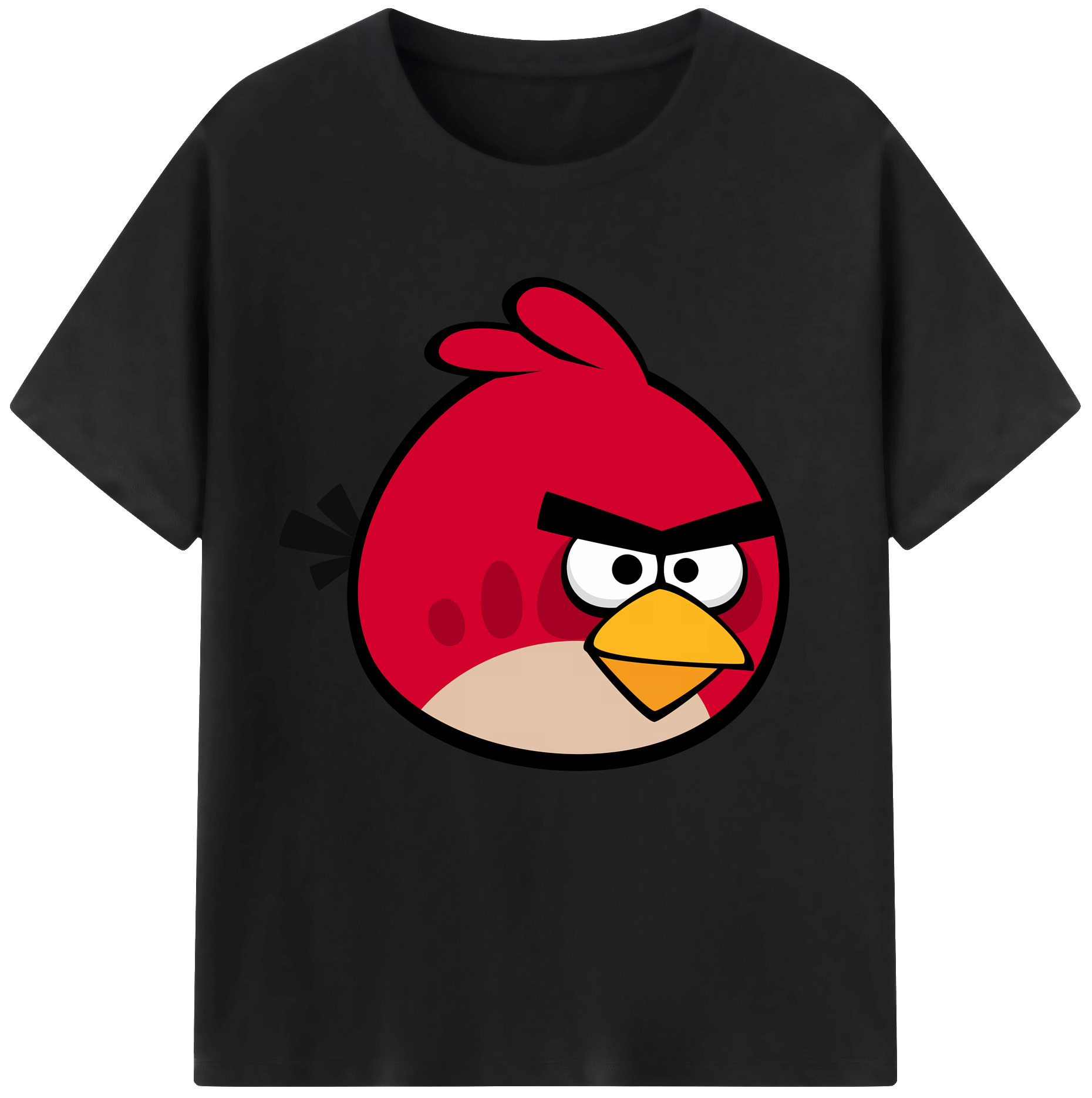 （画像用） Angry Birds アングリーバード レディースカジュアルプリントTシャツ（綿100％）
