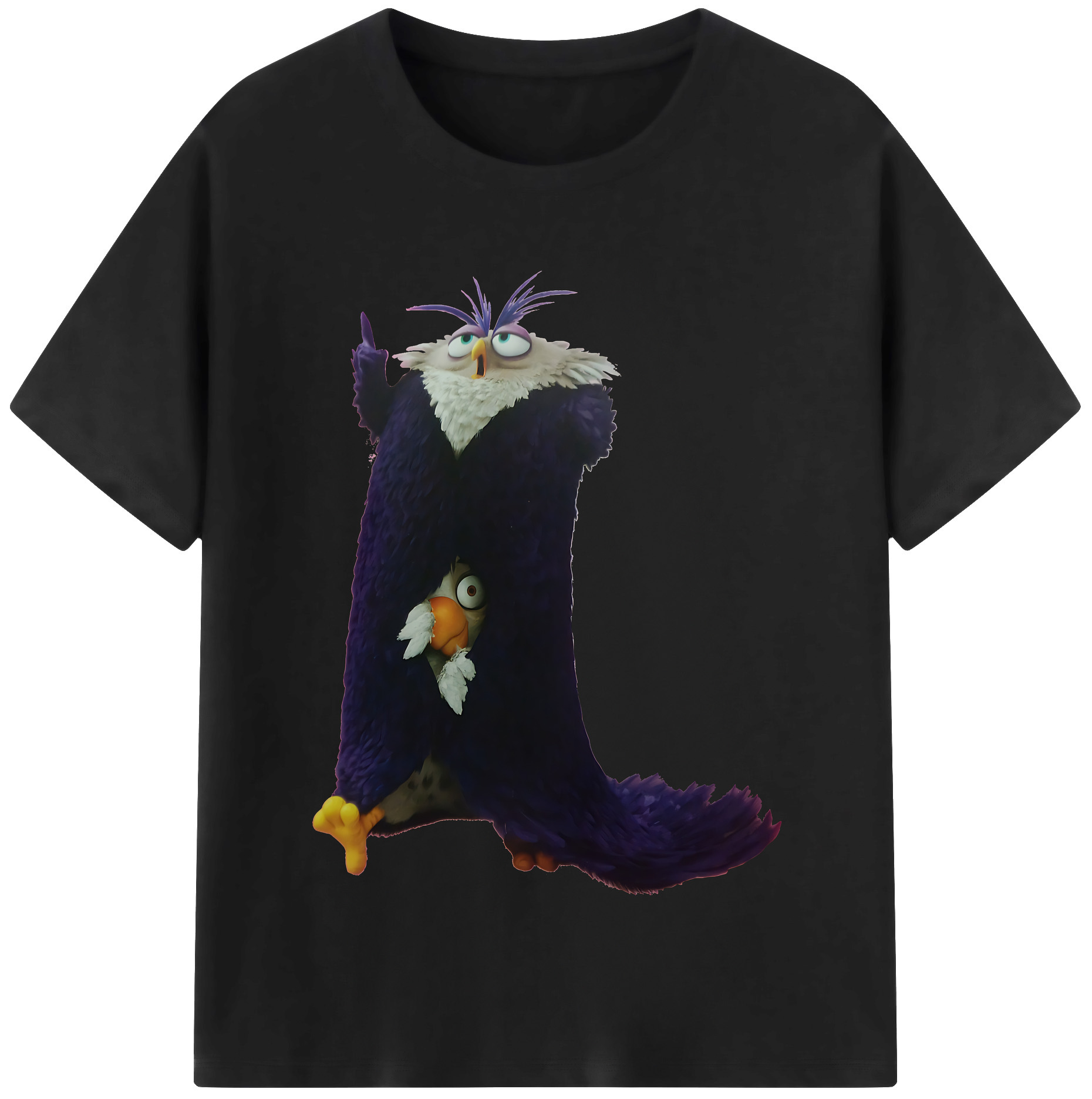 （画像用） Angry Birds アングリーバード レディースカジュアルプリントTシャツ（綿100％）