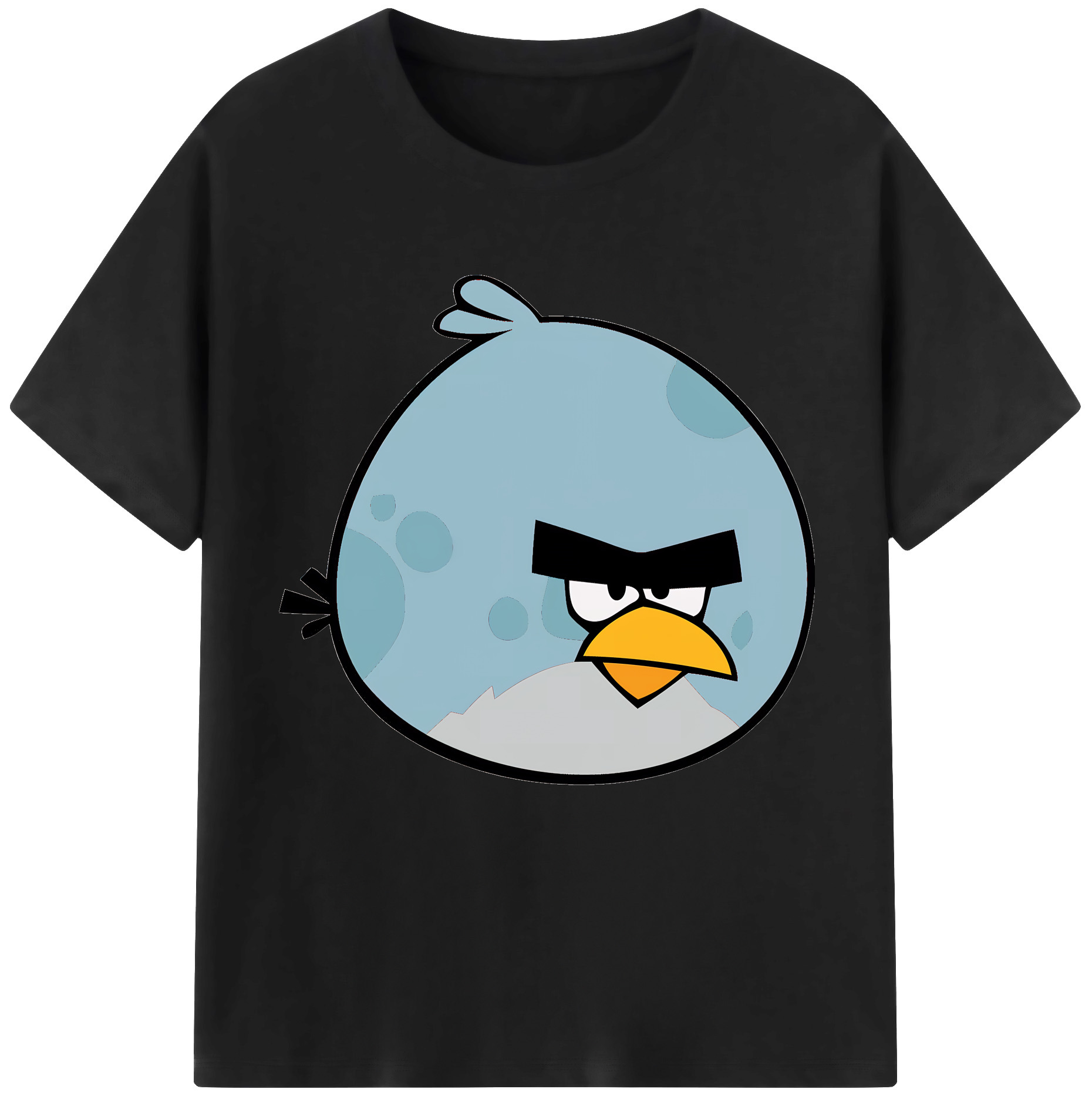 （画像用） Angry Birds アングリーバード レディースカジュアルプリントTシャツ（綿100％）
