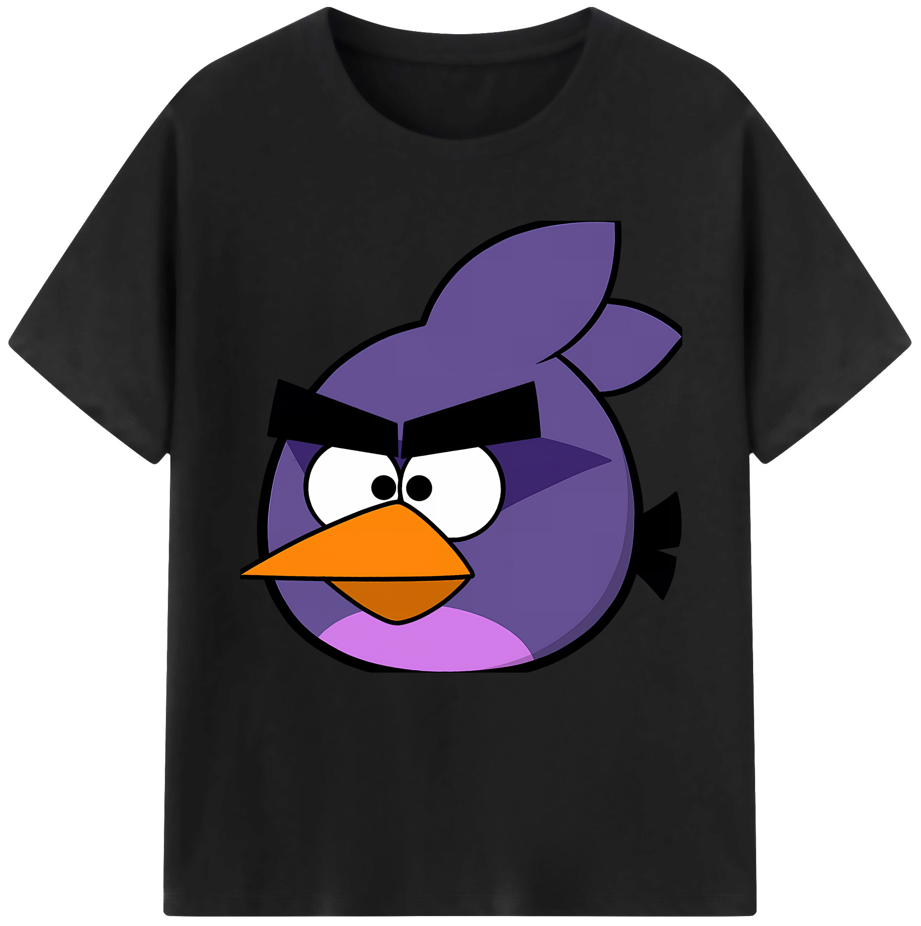 （画像用） Angry Birds アングリーバード レディースカジュアルプリントTシャツ（綿100％）