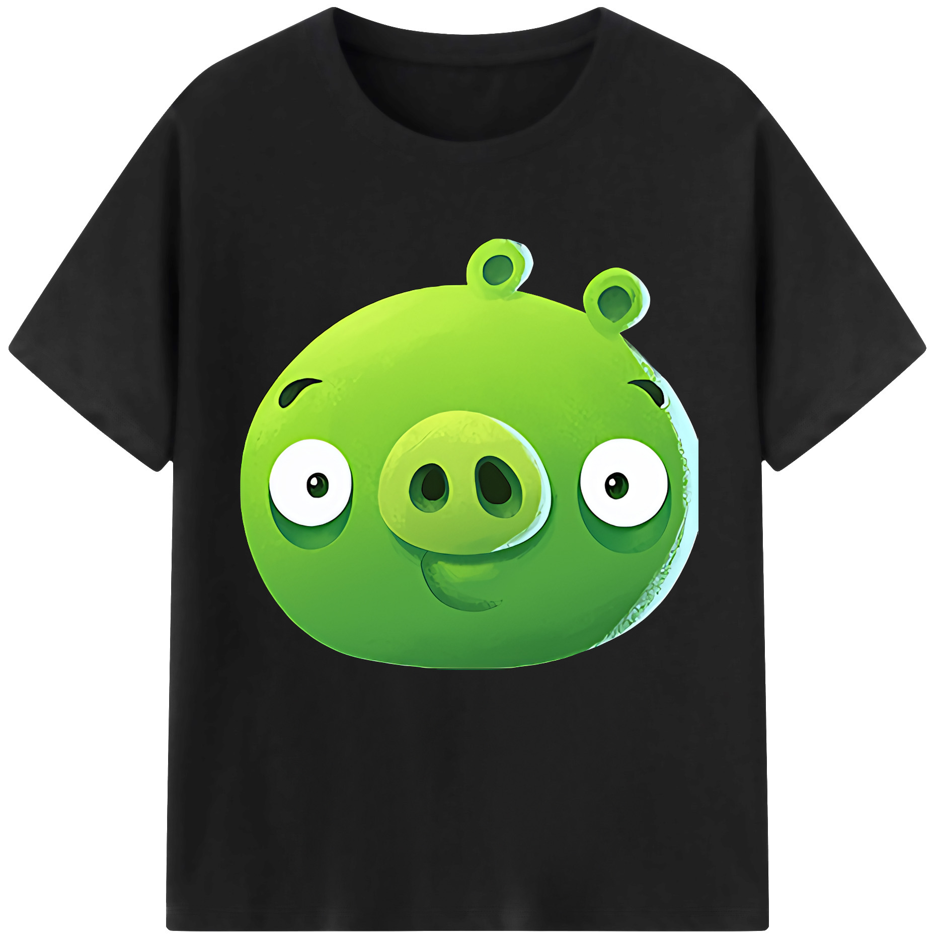 （画像用） Angry Birds アングリーバード レディースカジュアルプリントTシャツ（綿100％）