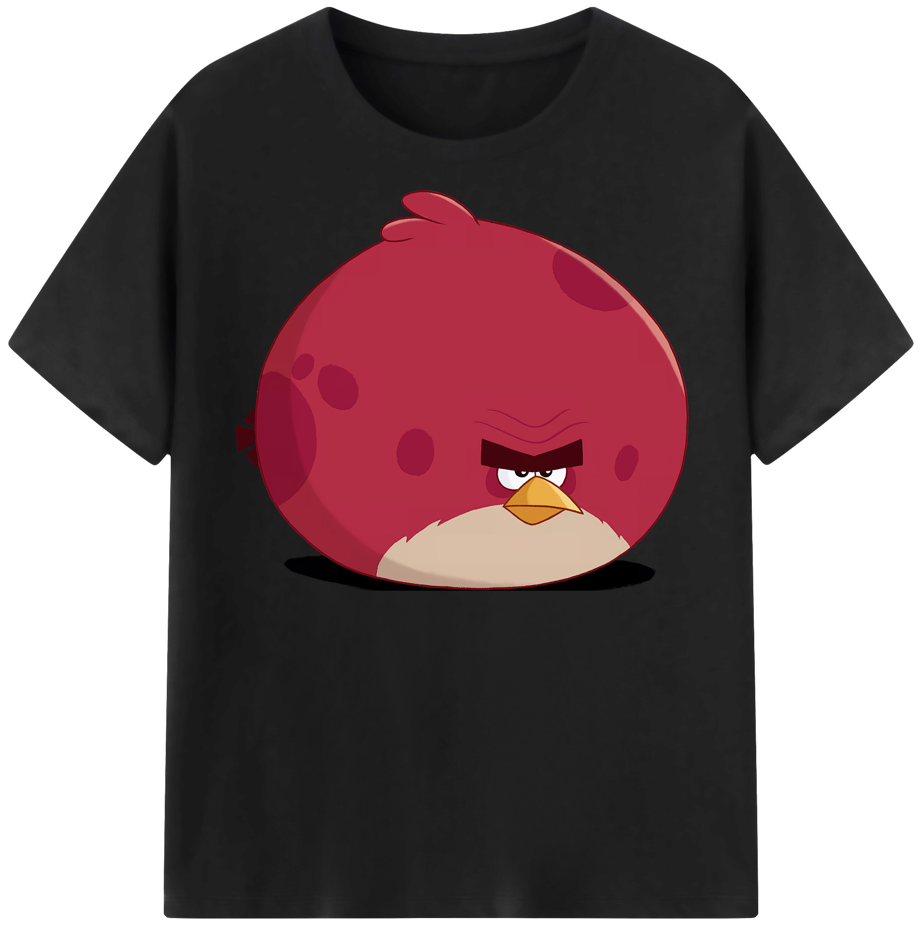 （画像用） Angry Birds アングリーバード レディースカジュアルプリントTシャツ（綿100％）