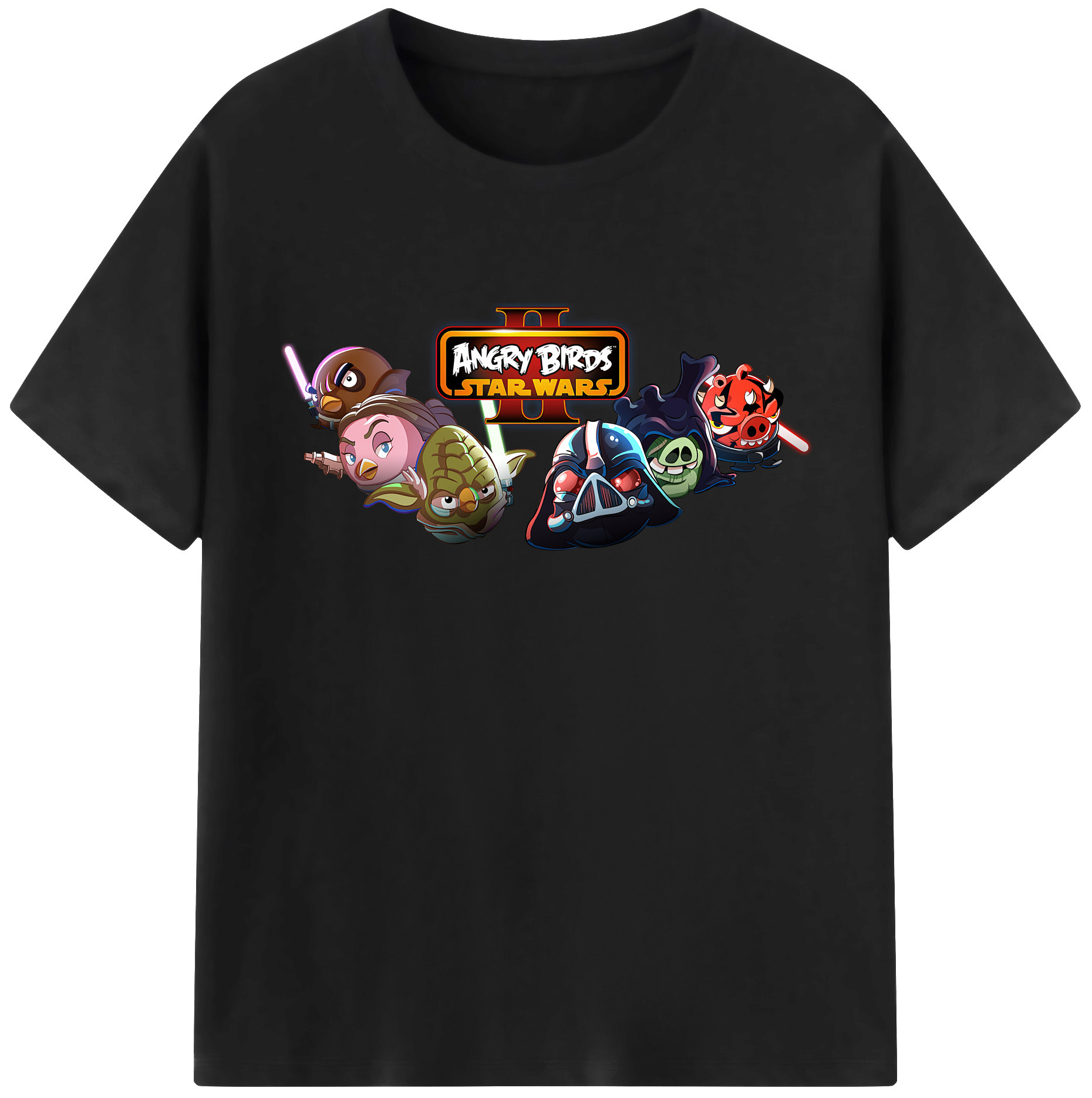（画像用） Angry Birds アングリーバード レディースカジュアルプリントTシャツ（綿100％）