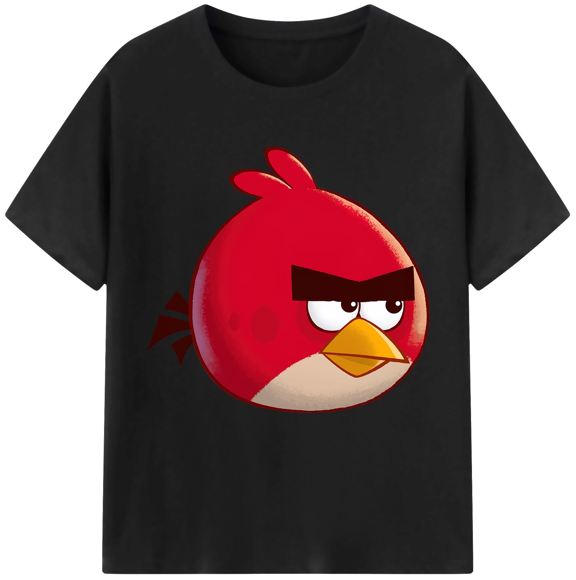 （画像用） Angry Birds アングリーバード レディースカジュアルプリントTシャツ（綿100％）