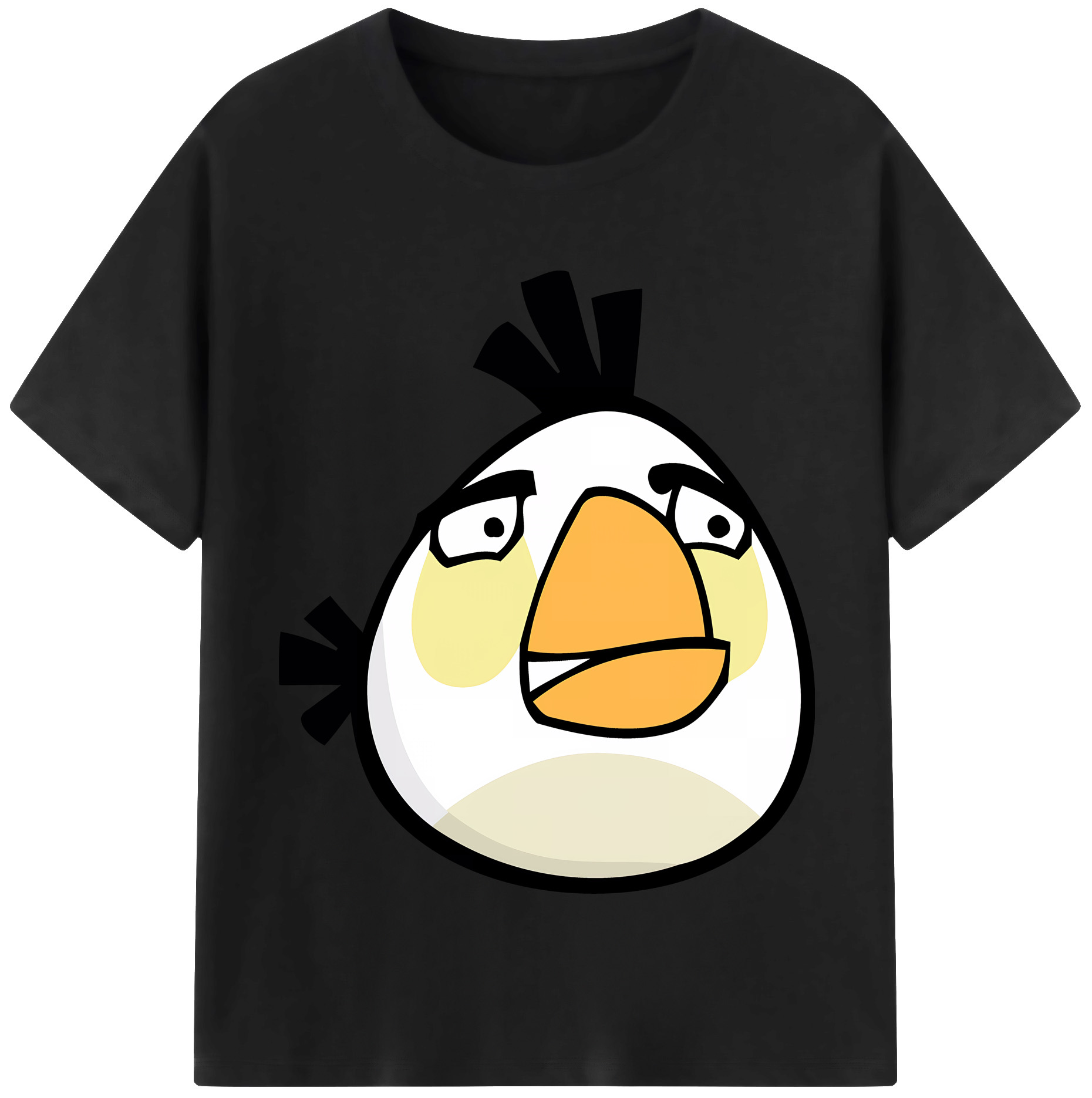 （画像用） Angry Birds アングリーバード レディースカジュアルプリントTシャツ（綿100％）