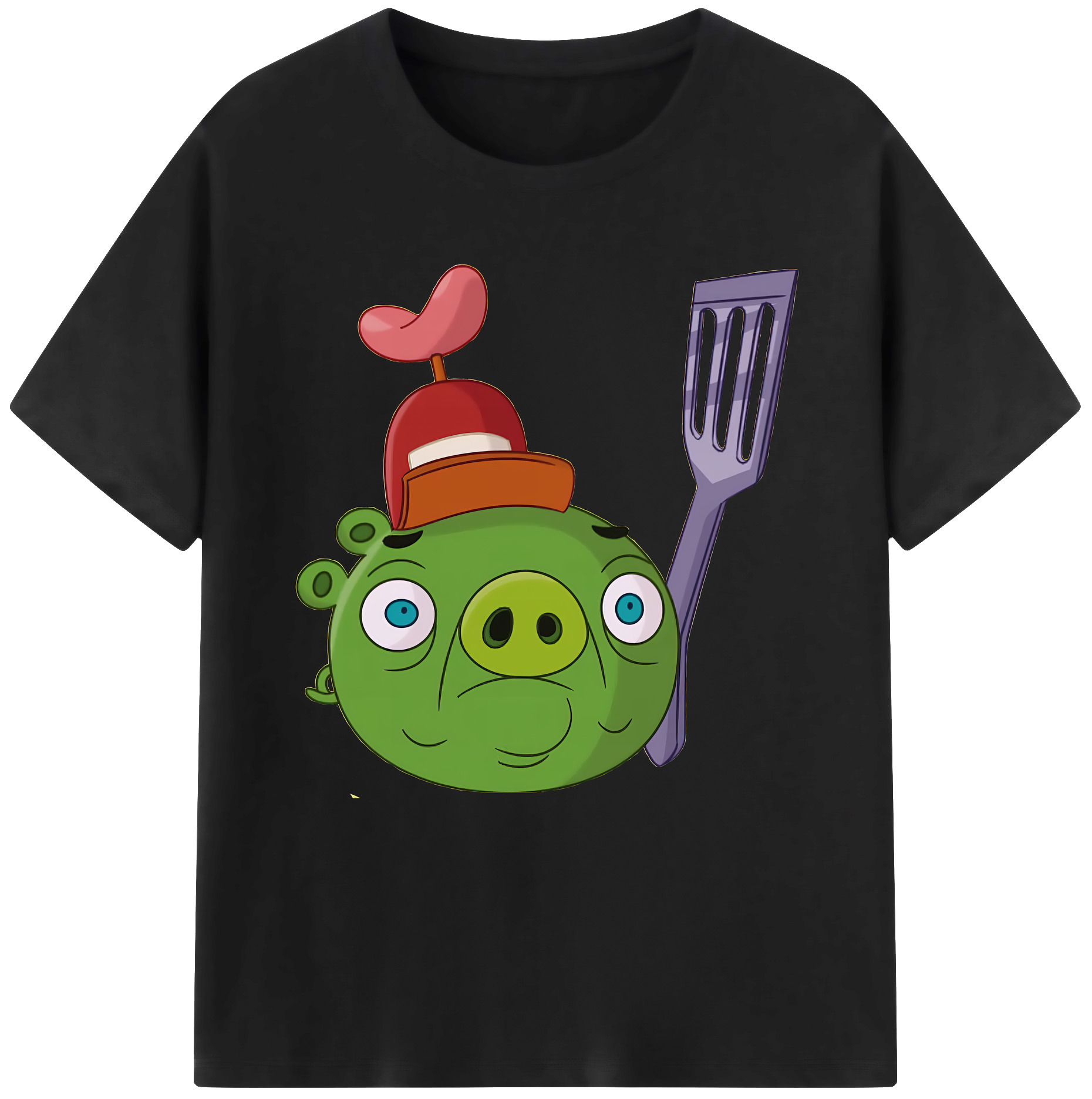（画像用） Angry Birds アングリーバード レディースカジュアルプリントTシャツ（綿100％）