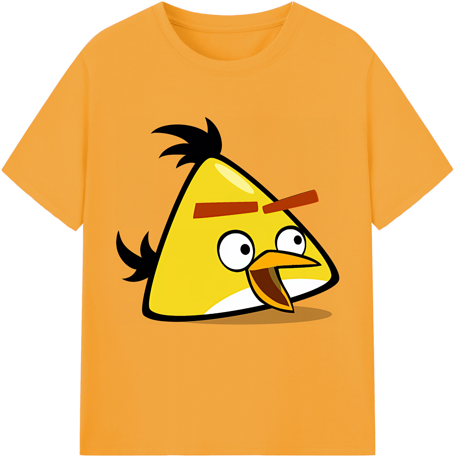 （画像用） Angry Birds アングリーバード レディースカジュアルプリントTシャツ（綿100％）