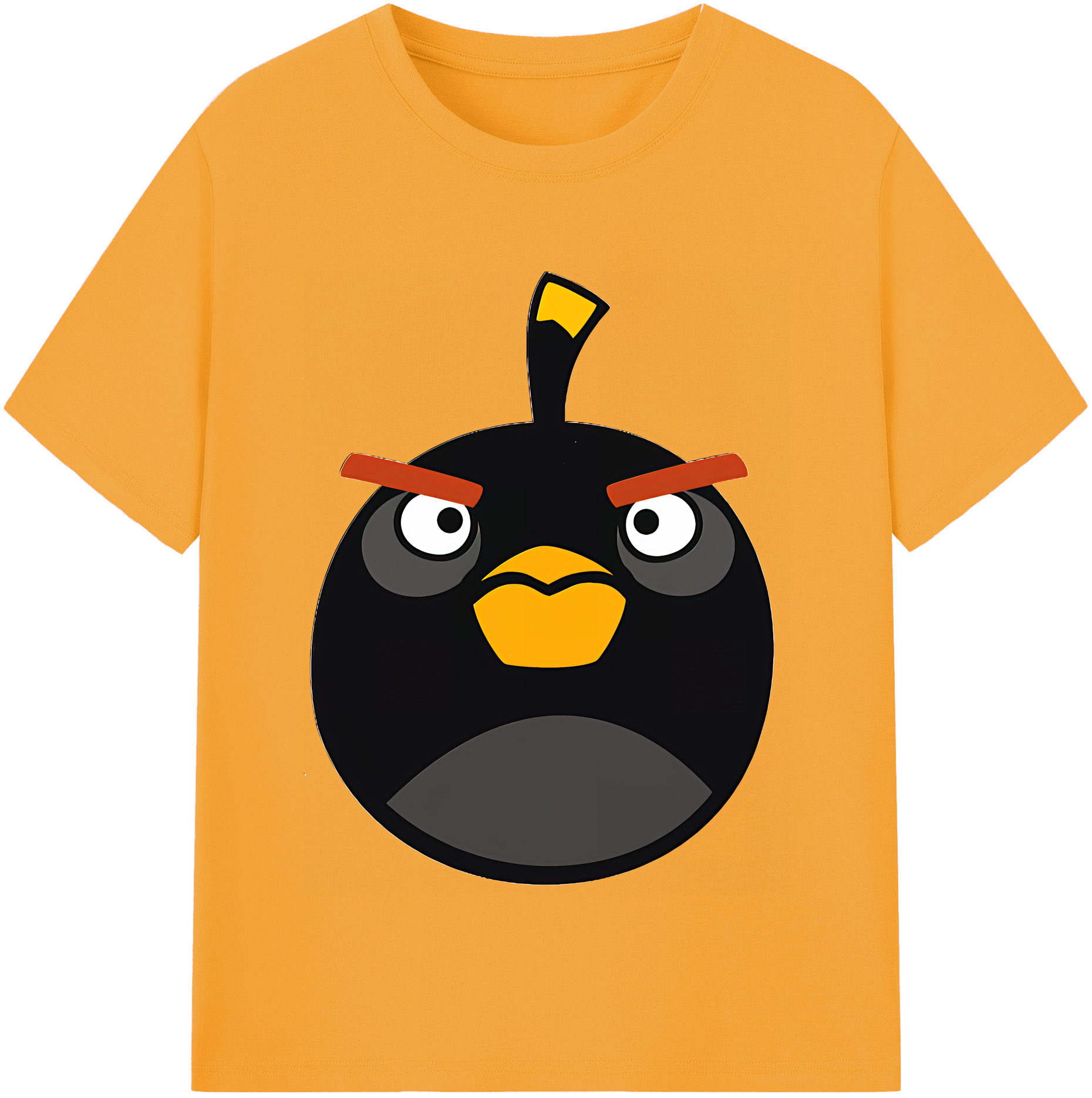 （画像用） Angry Birds アングリーバード レディースカジュアルプリントTシャツ（綿100％）