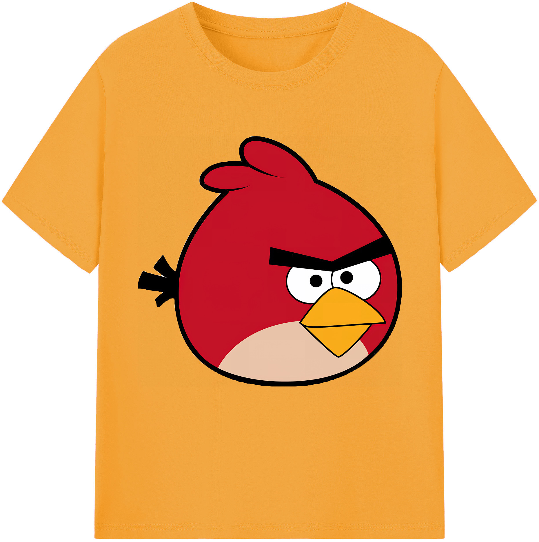 （画像用） Angry Birds アングリーバード レディースカジュアルプリントTシャツ（綿100％）