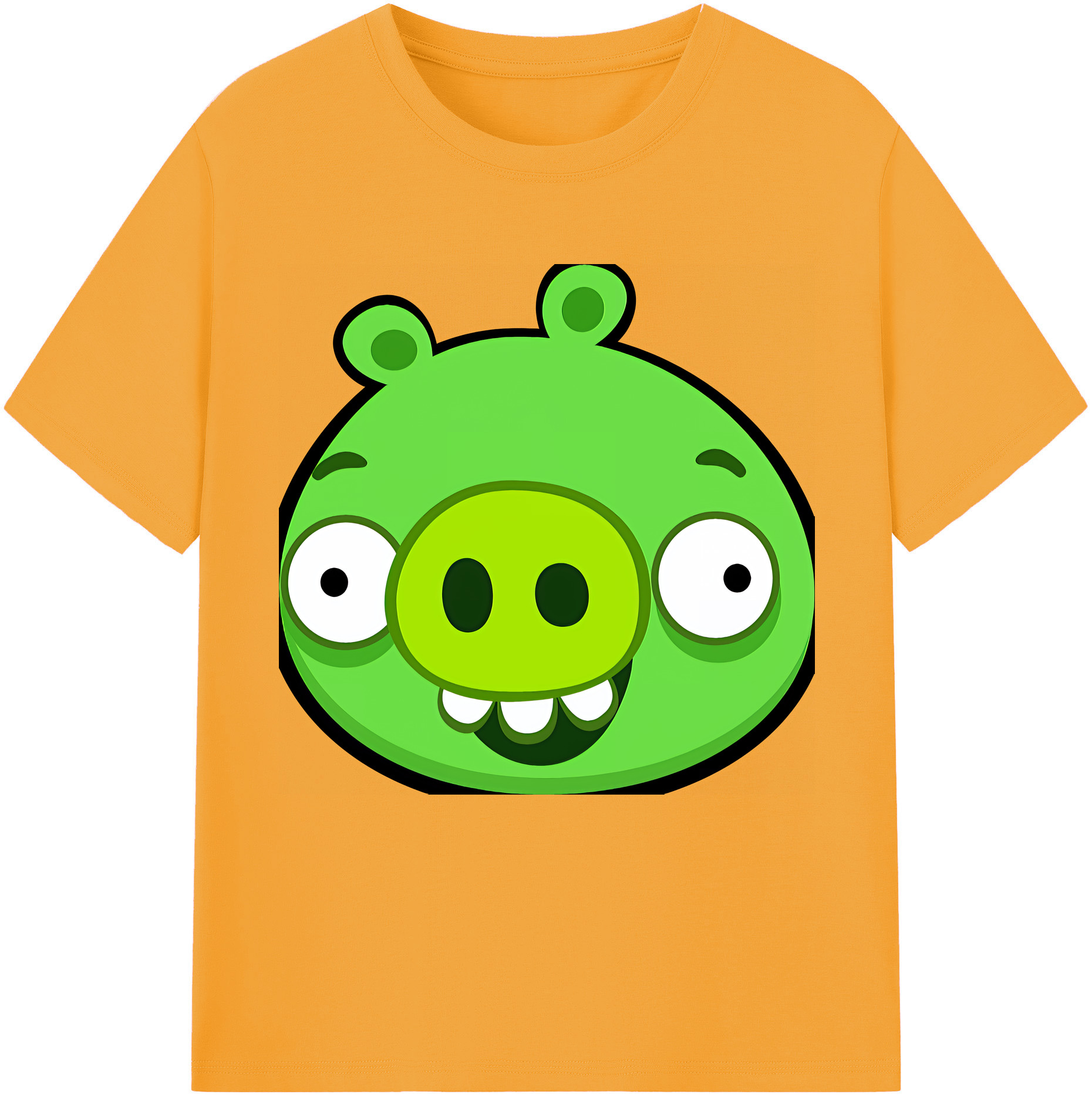 （画像用） Angry Birds アングリーバード レディースカジュアルプリントTシャツ（綿100％）