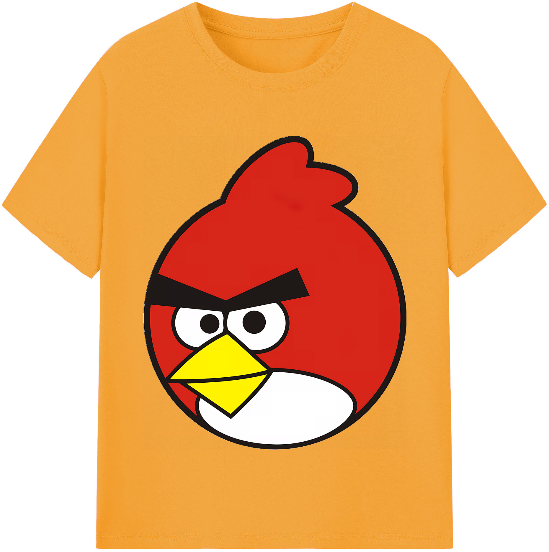 （画像用） Angry Birds アングリーバード レディースカジュアルプリントTシャツ（綿100％）