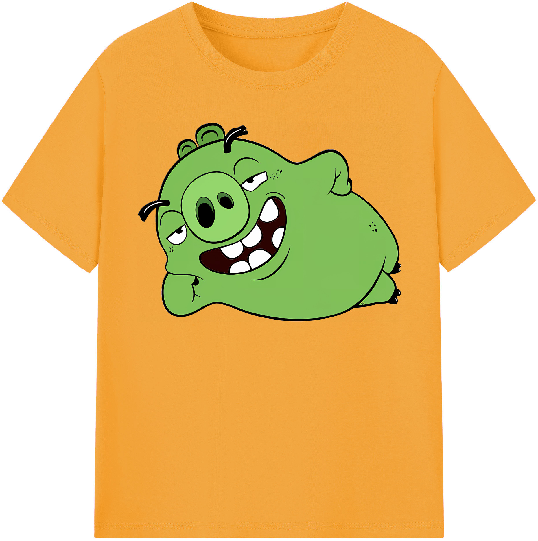 （画像用） Angry Birds アングリーバード レディースカジュアルプリントTシャツ（綿100％）
