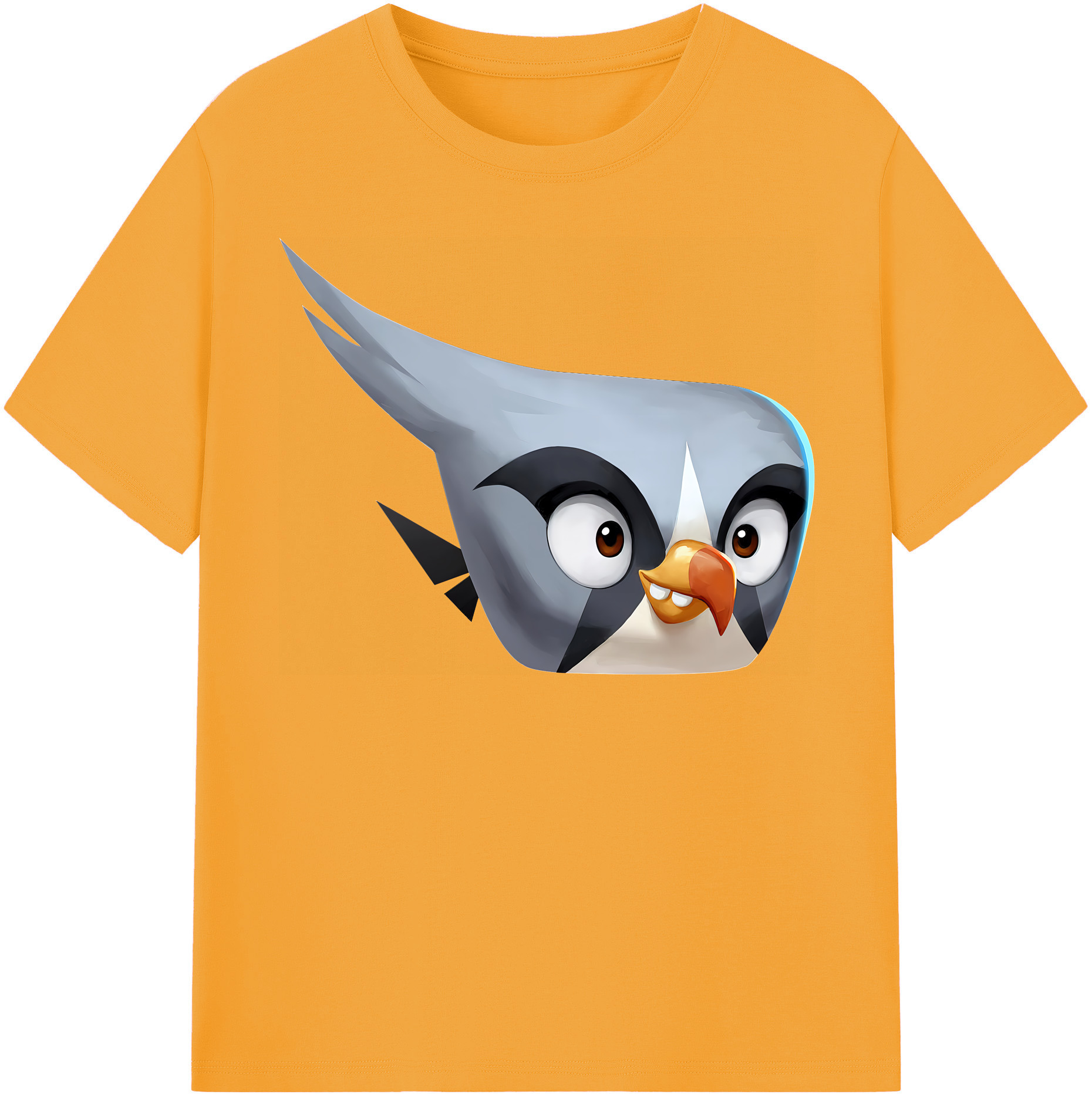 （画像用） Angry Birds アングリーバード レディースカジュアルプリントTシャツ（綿100％）
