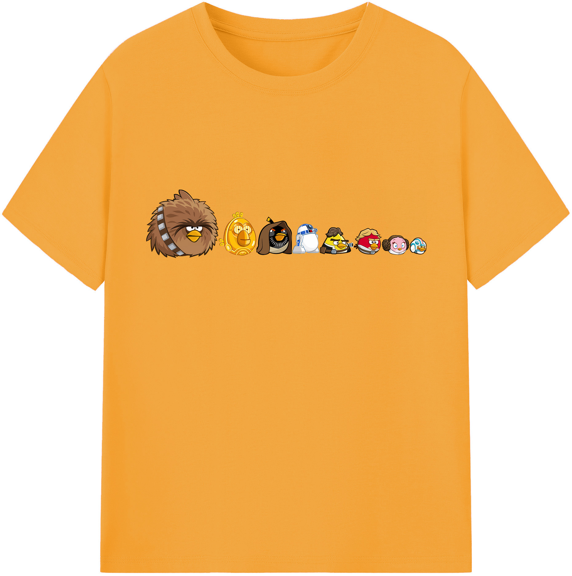 （画像用） Angry Birds アングリーバード レディースカジュアルプリントTシャツ（綿100％）