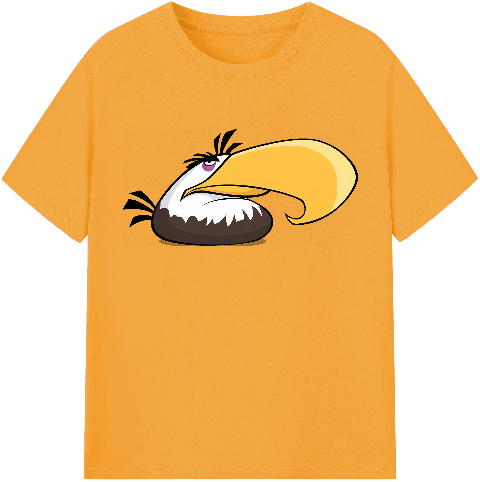 （画像用） Angry Birds アングリーバード レディースカジュアルプリントTシャツ（綿100％）