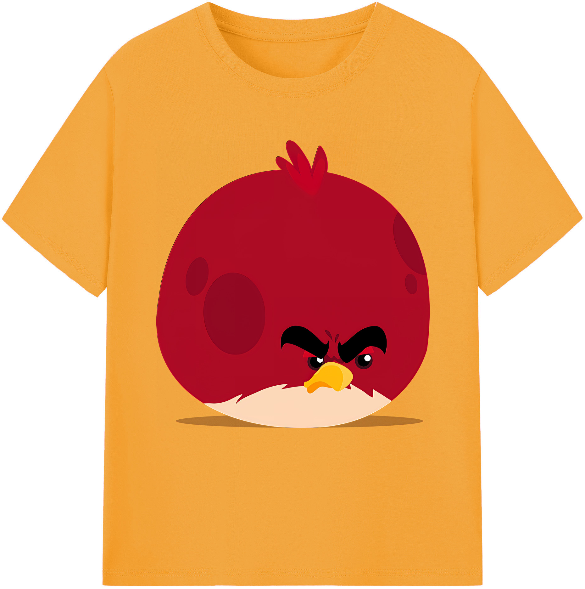 （画像用） Angry Birds アングリーバード レディースカジュアルプリントTシャツ（綿100％）
