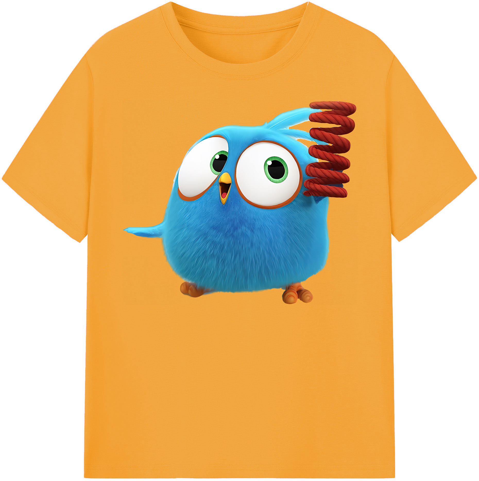 （画像用） Angry Birds アングリーバード レディースカジュアルプリントTシャツ（綿100％）