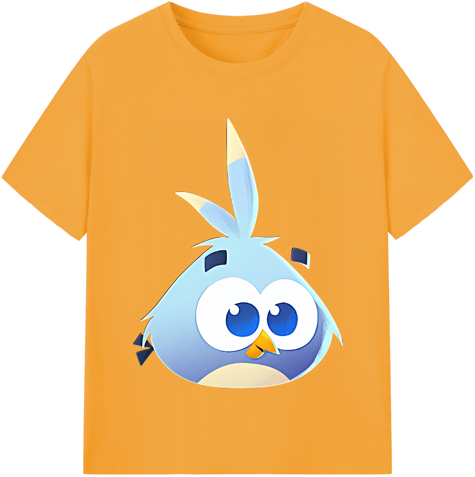 （画像用） Angry Birds アングリーバード レディースカジュアルプリントTシャツ（綿100％）
