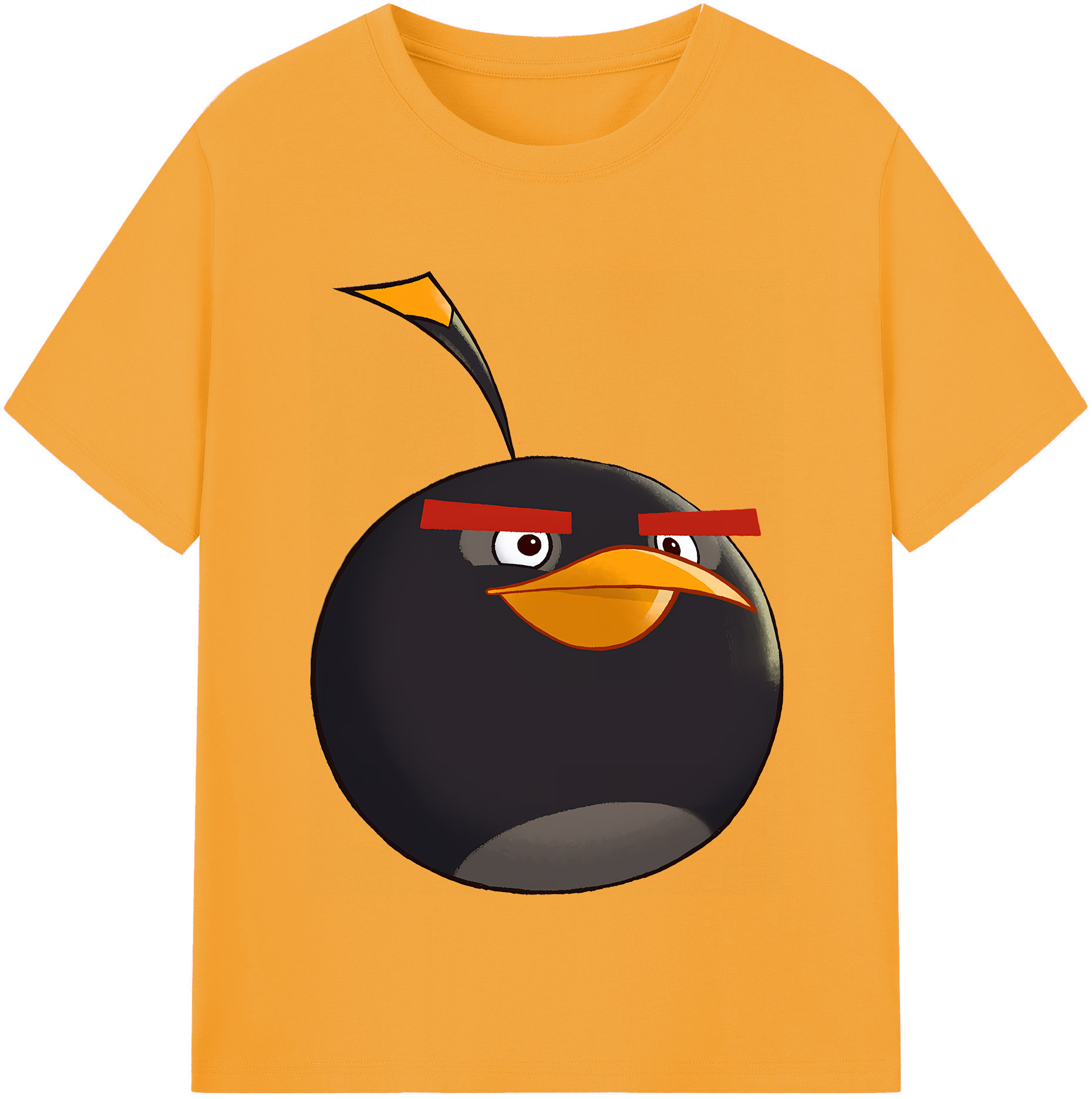 （画像用） Angry Birds アングリーバード レディースカジュアルプリントTシャツ（綿100％）