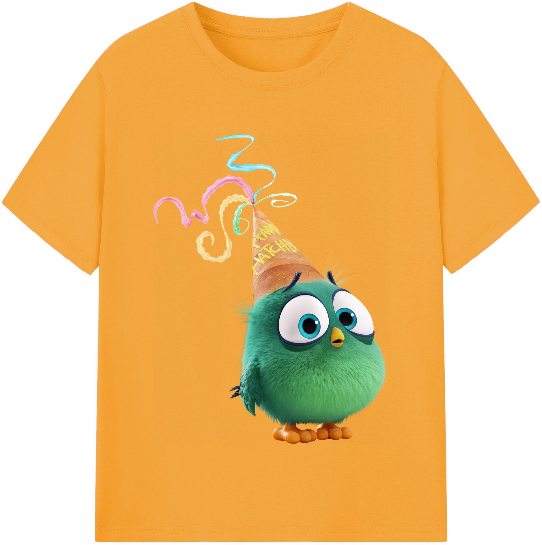 （画像用） Angry Birds アングリーバード レディースカジュアルプリントTシャツ（綿100％）