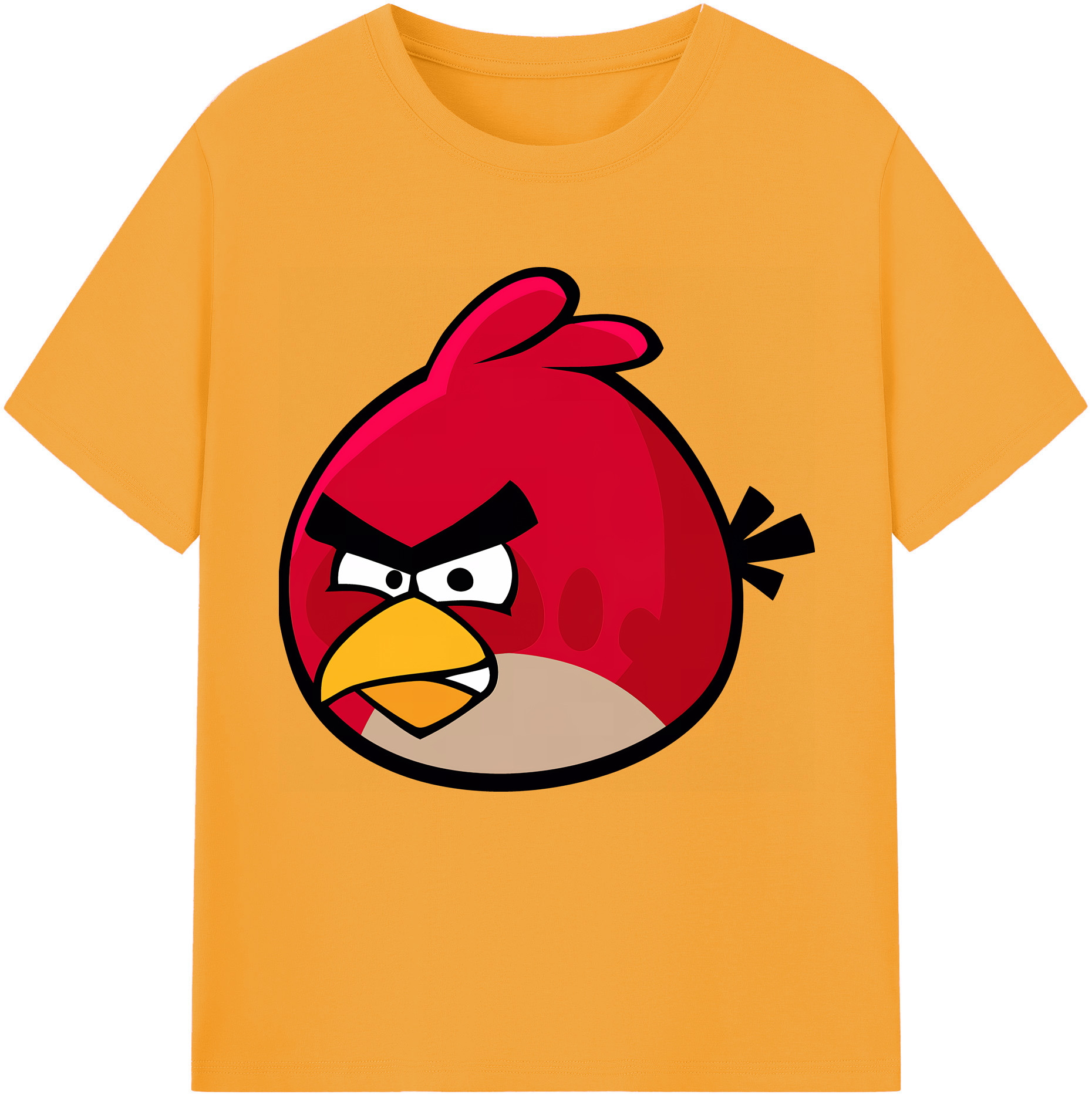 （画像用） Angry Birds アングリーバード レディースカジュアルプリントTシャツ（綿100％）