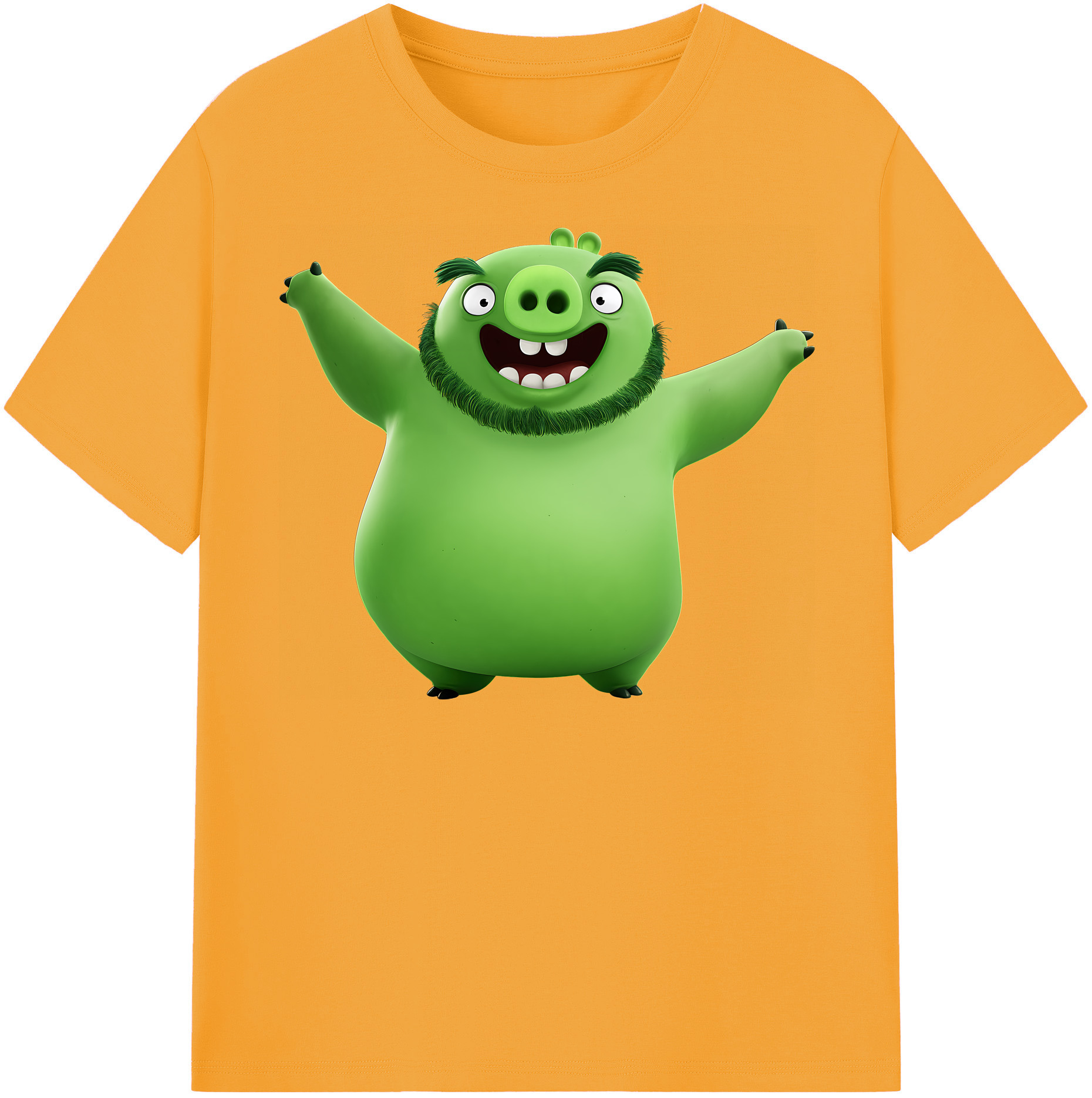 （画像用） Angry Birds アングリーバード レディースカジュアルプリントTシャツ（綿100％）