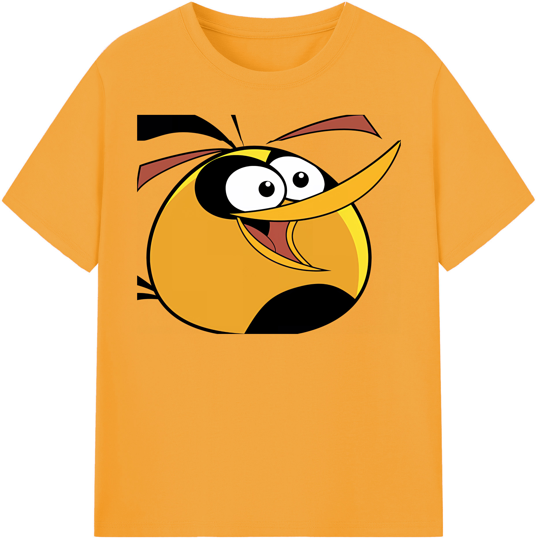 （画像用） Angry Birds アングリーバード レディースカジュアルプリントTシャツ（綿100％）