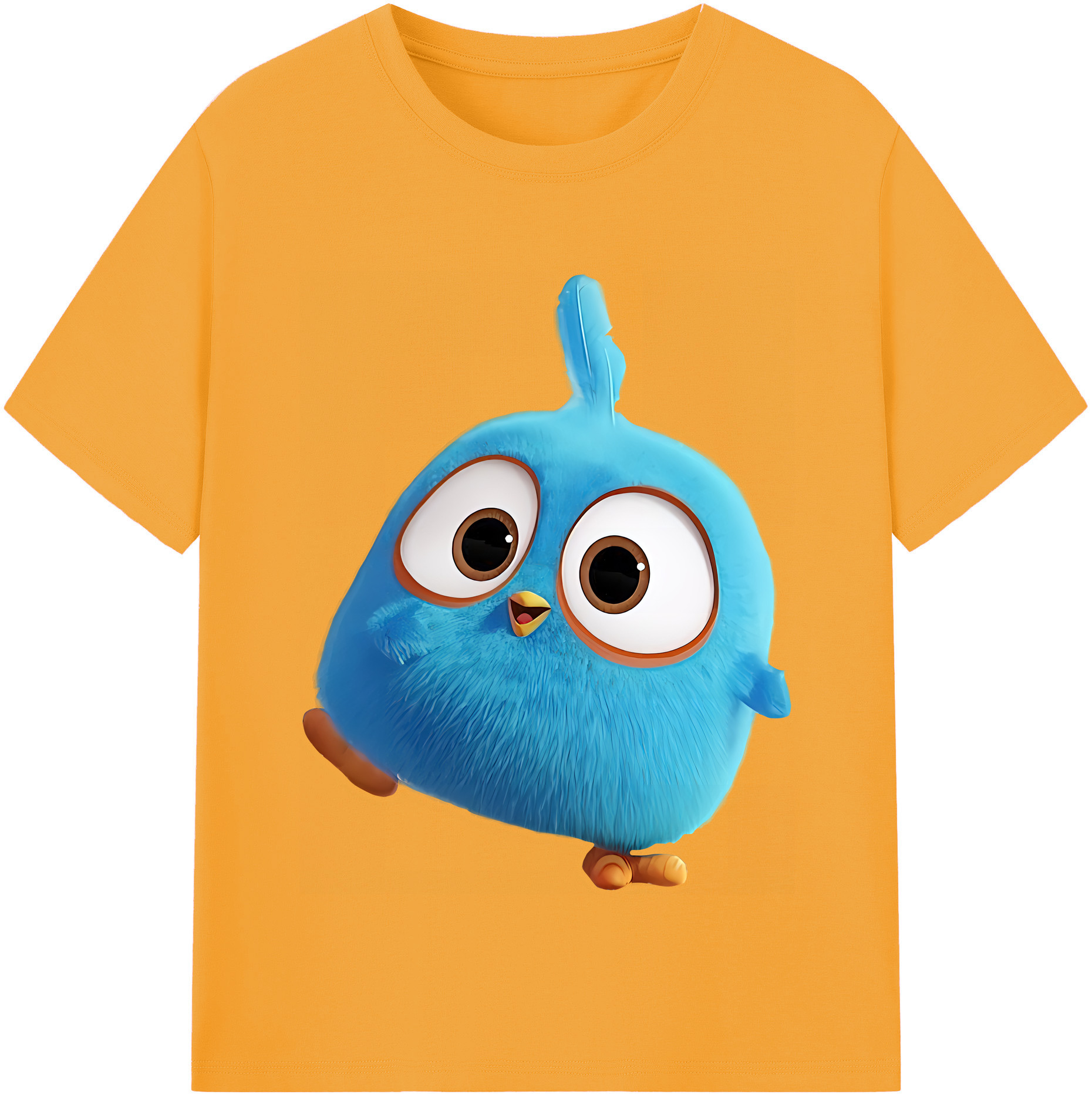 （画像用） Angry Birds アングリーバード レディースカジュアルプリントTシャツ（綿100％）