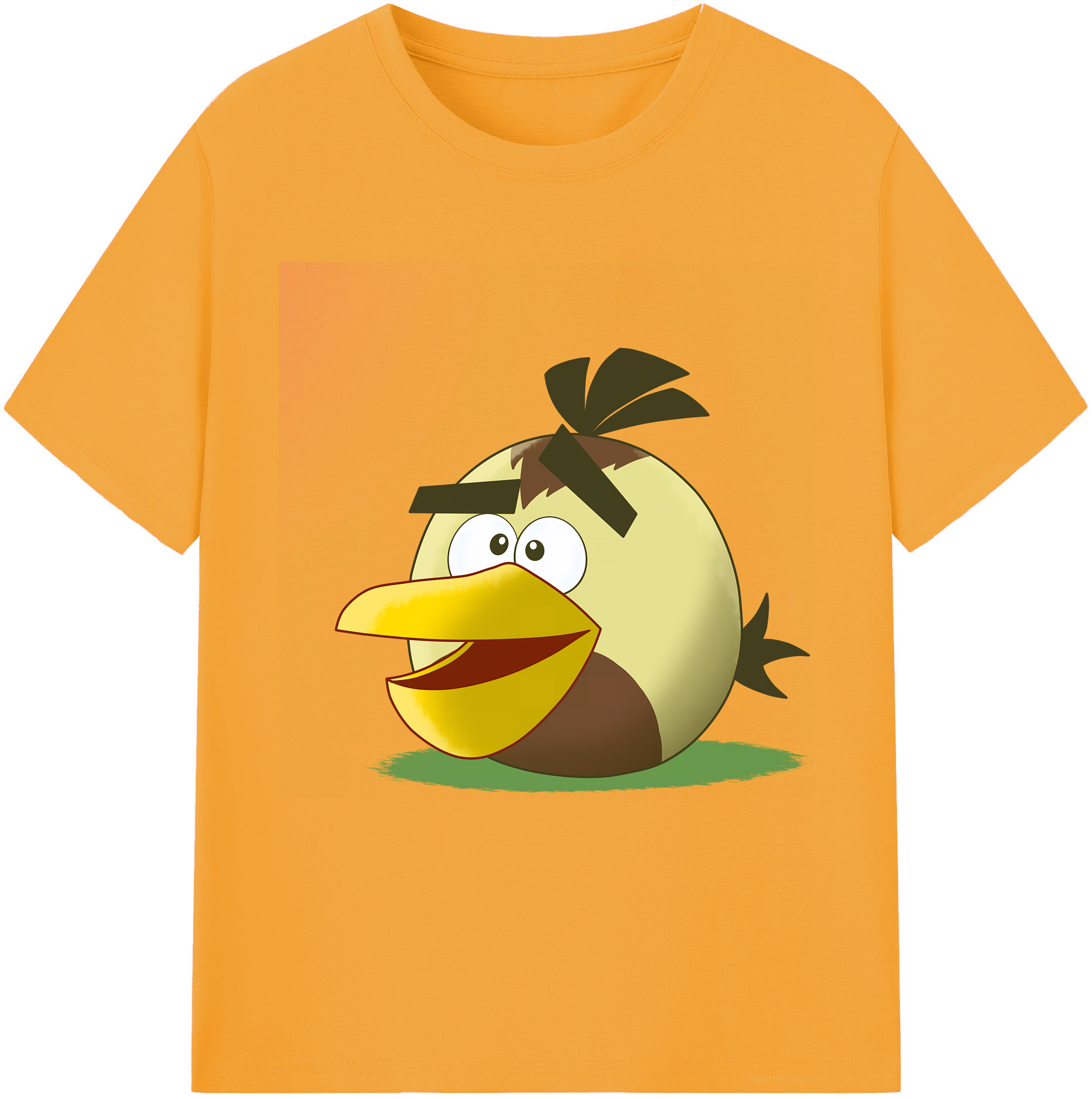 （画像用） Angry Birds アングリーバード レディースカジュアルプリントTシャツ（綿100％）
