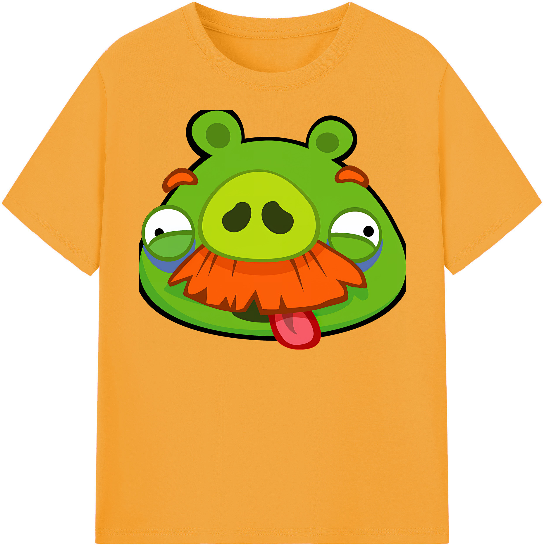 （画像用） Angry Birds アングリーバード レディースカジュアルプリントTシャツ（綿100％）
