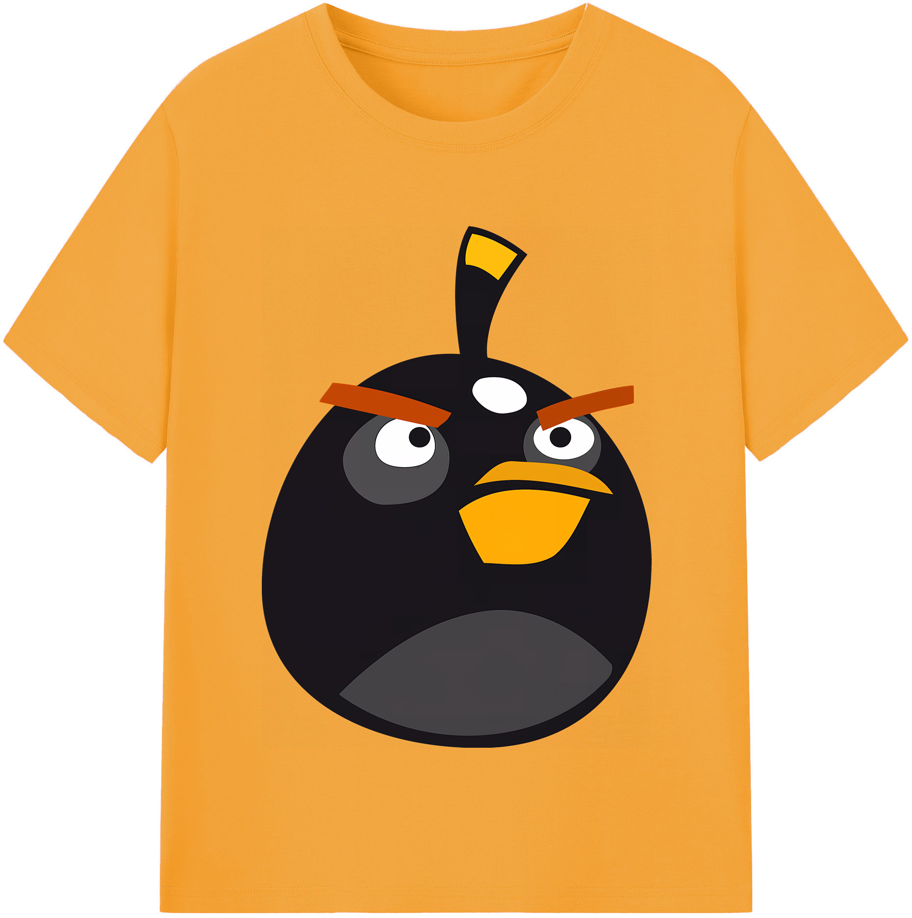 （画像用） Angry Birds アングリーバード レディースカジュアルプリントTシャツ（綿100％）