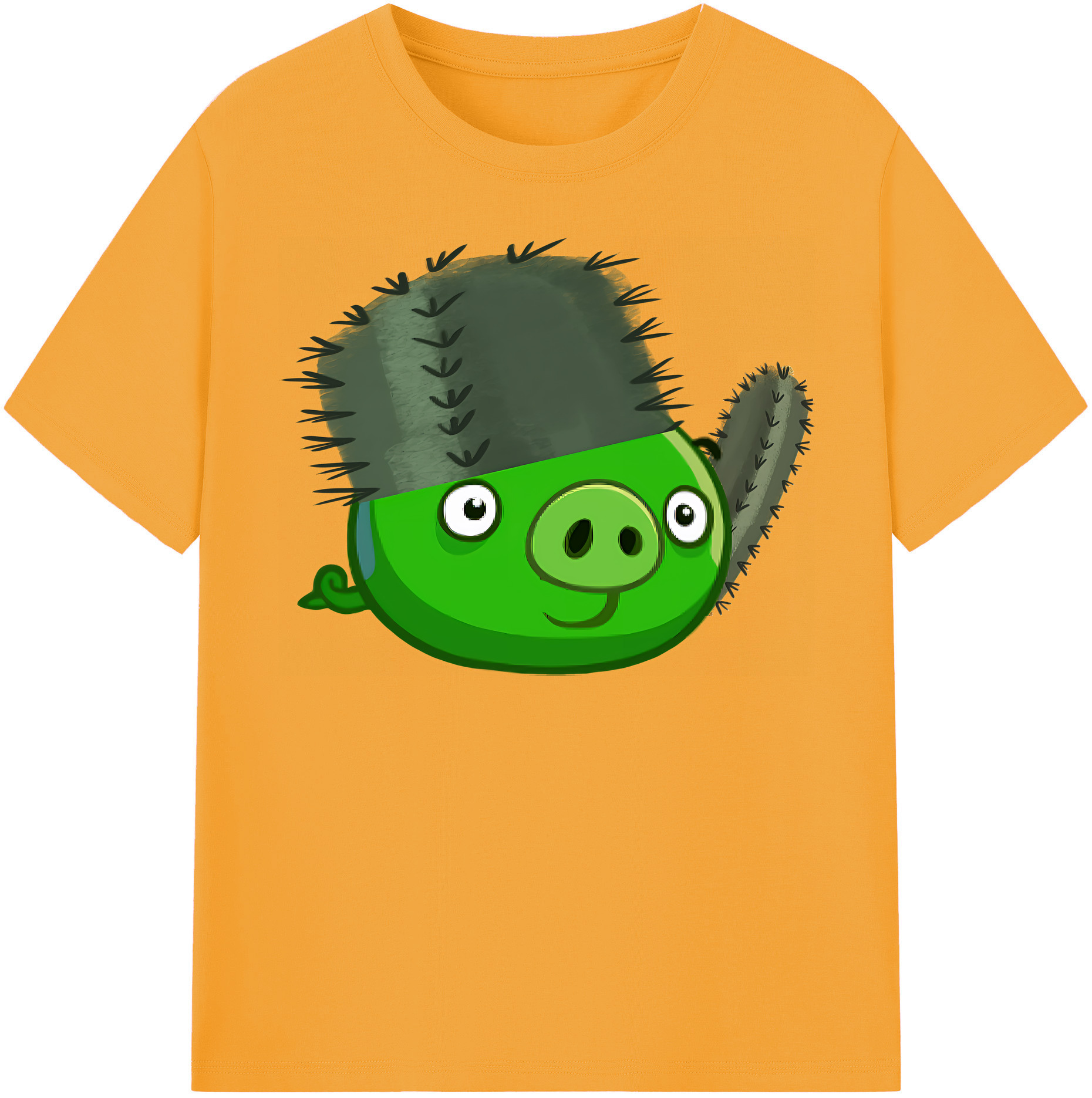 （画像用） Angry Birds アングリーバード レディースカジュアルプリントTシャツ（綿100％）