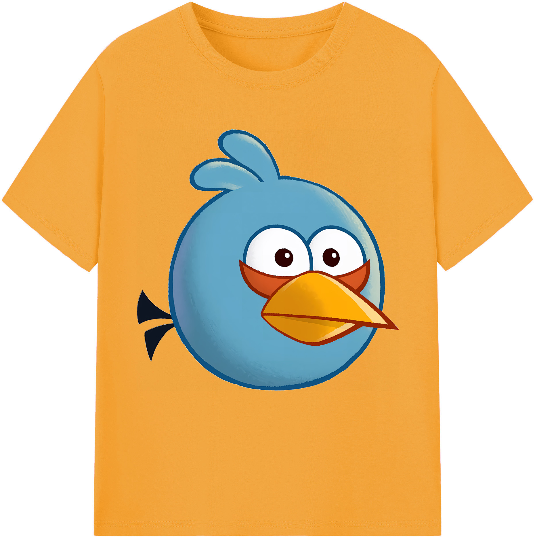 （画像用） Angry Birds アングリーバード レディースカジュアルプリントTシャツ（綿100％）
