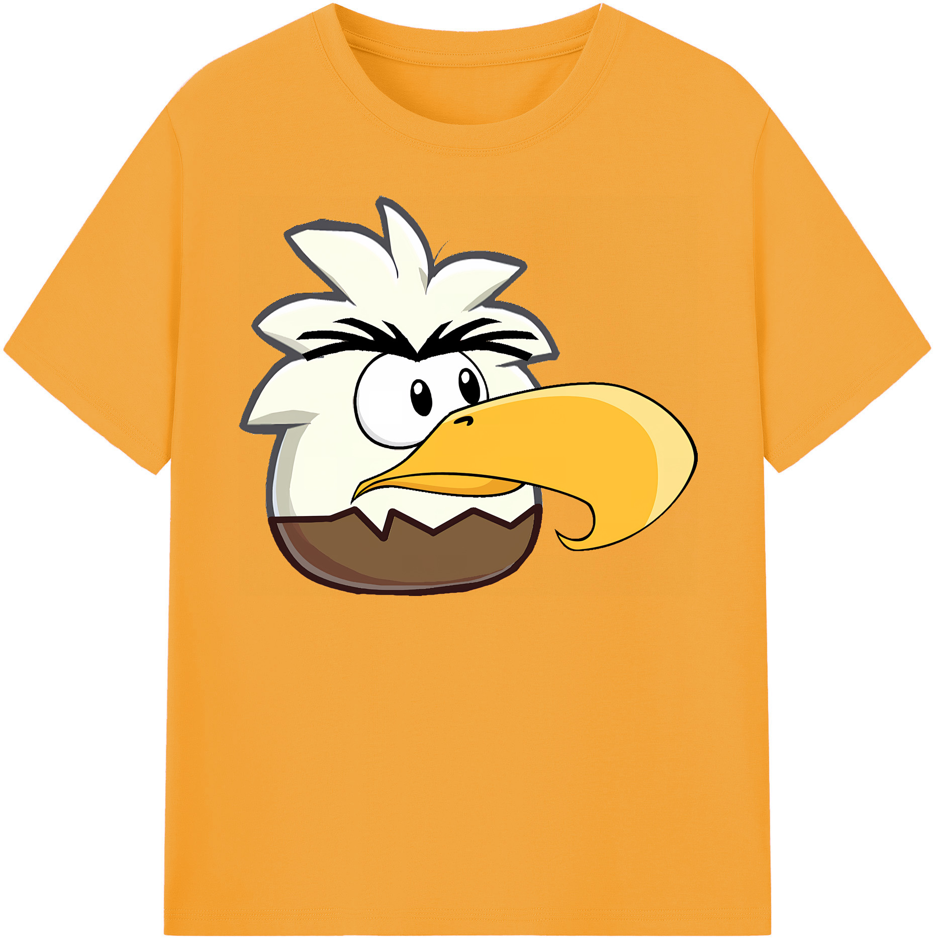 （画像用） Angry Birds アングリーバード レディースカジュアルプリントTシャツ（綿100％）