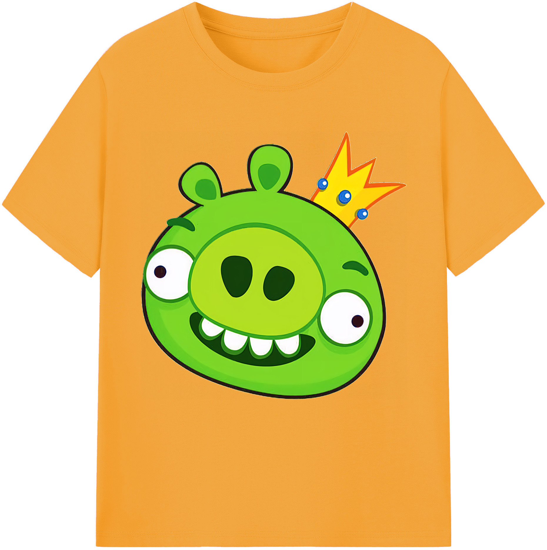 （画像用） Angry Birds アングリーバード レディースカジュアルプリントTシャツ（綿100％）