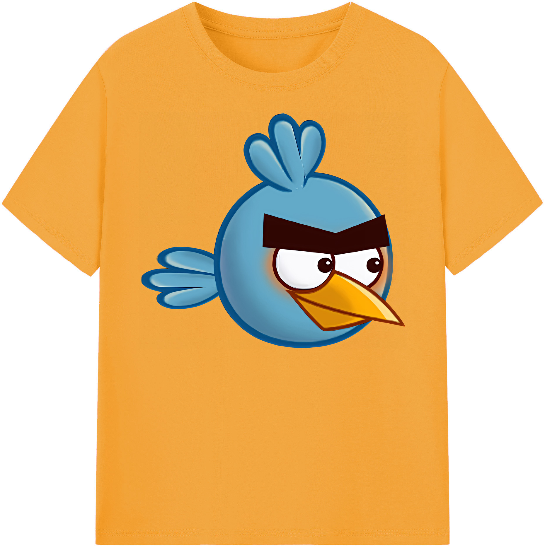 （画像用） Angry Birds アングリーバード レディースカジュアルプリントTシャツ（綿100％）