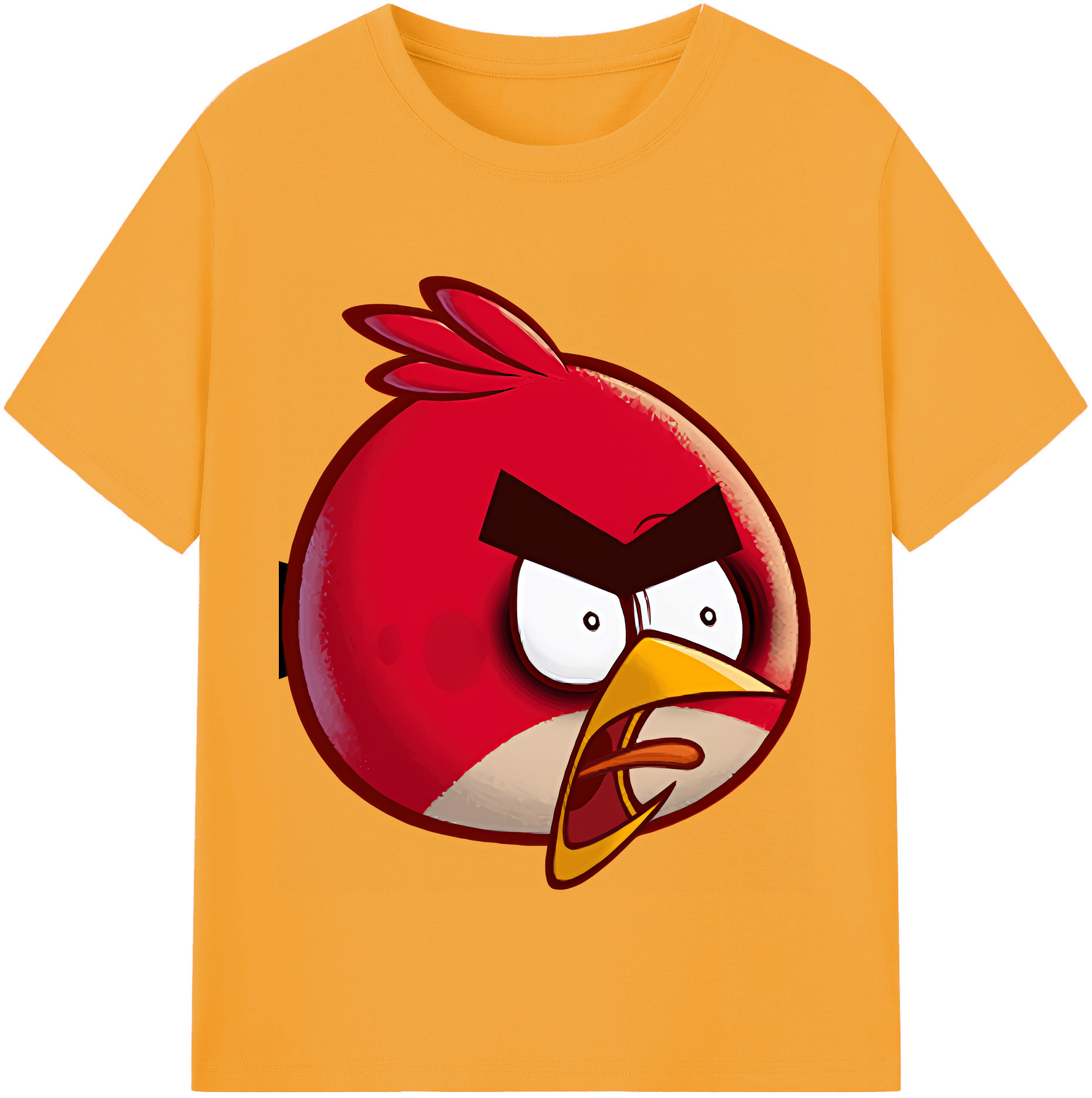（画像用） Angry Birds アングリーバード レディースカジュアルプリントTシャツ（綿100％）