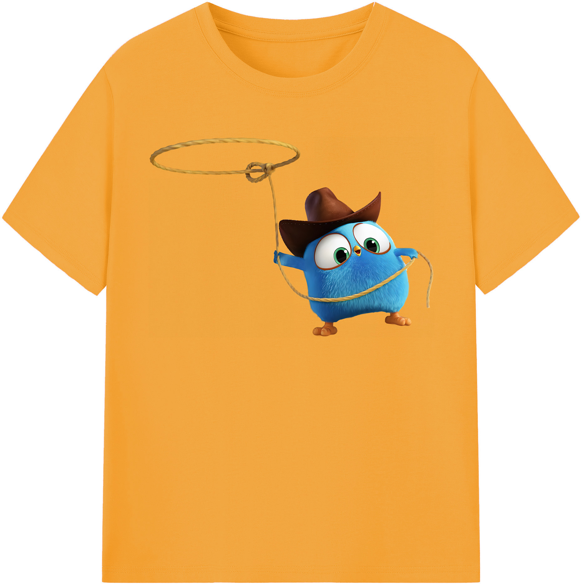 （画像用） Angry Birds アングリーバード レディースカジュアルプリントTシャツ（綿100％）