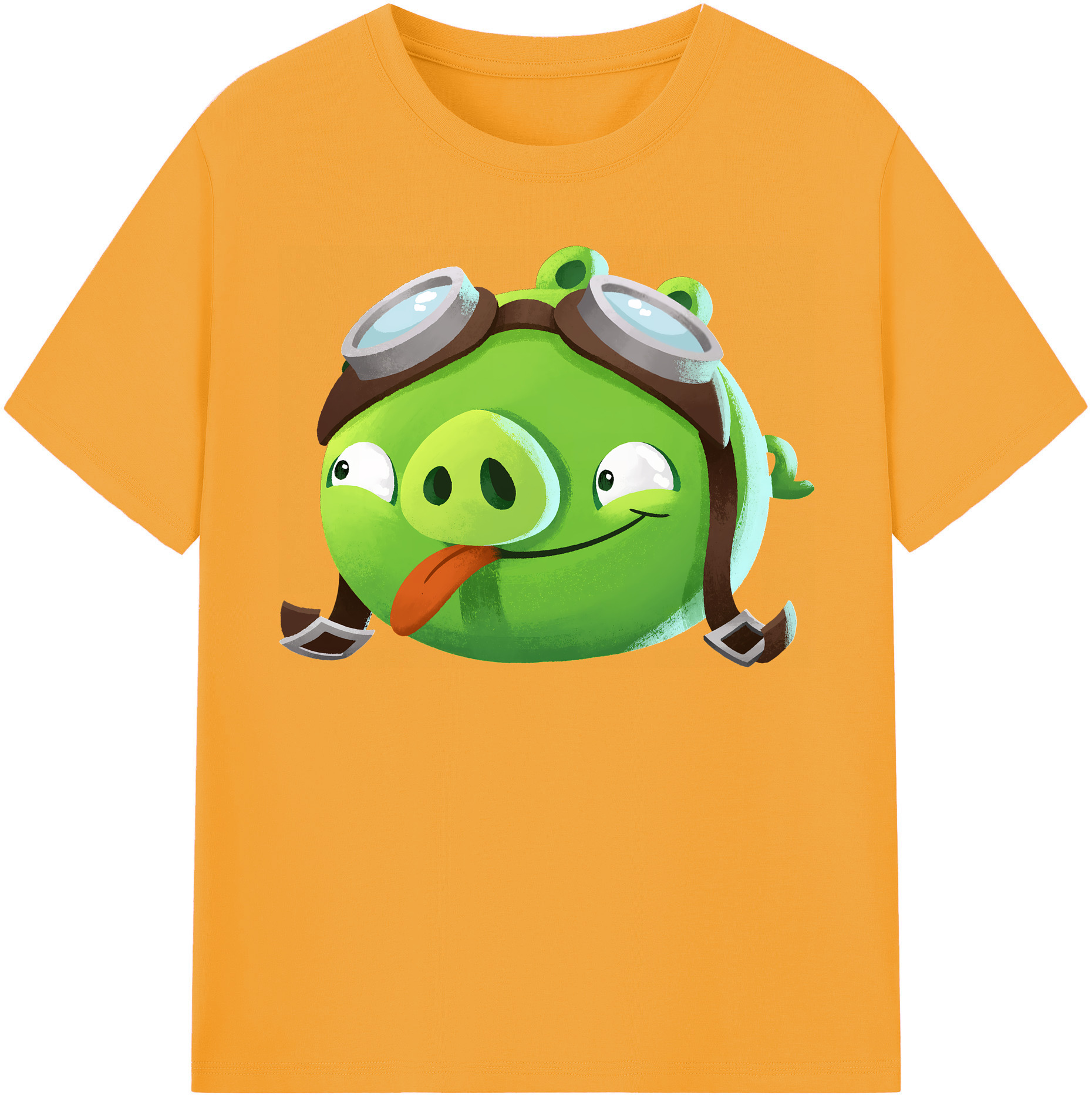 （画像用） Angry Birds アングリーバード レディースカジュアルプリントTシャツ（綿100％）