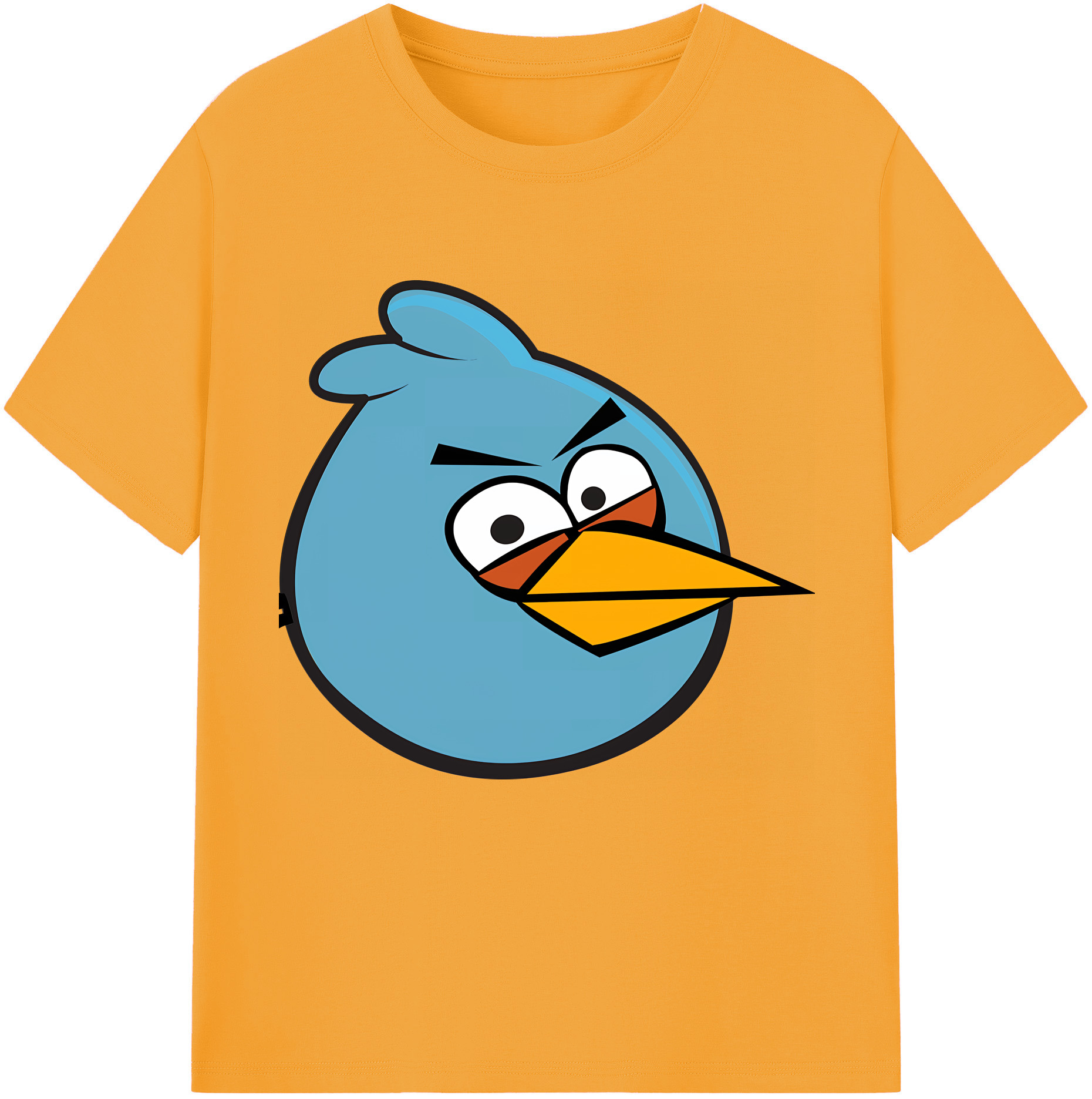 （画像用） Angry Birds アングリーバード レディースカジュアルプリントTシャツ（綿100％）