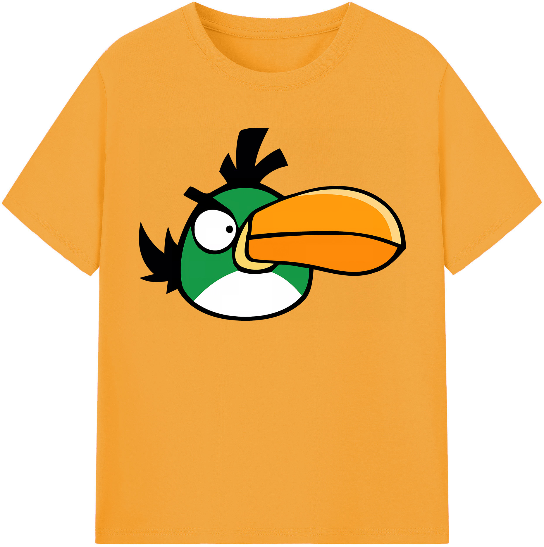 （画像用） Angry Birds アングリーバード レディースカジュアルプリントTシャツ（綿100％）