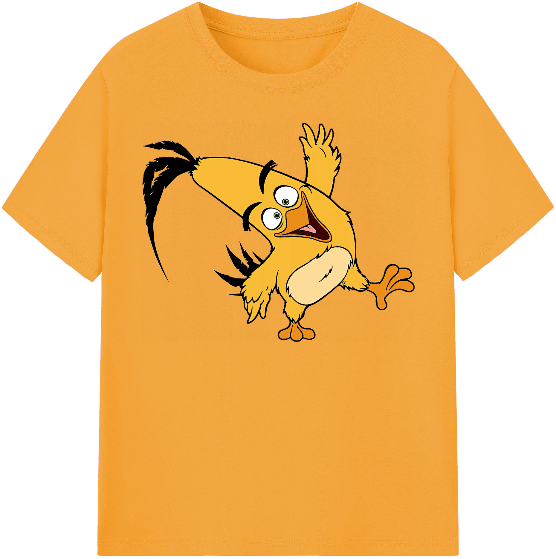 （画像用） Angry Birds アングリーバード レディースカジュアルプリントTシャツ（綿100％）