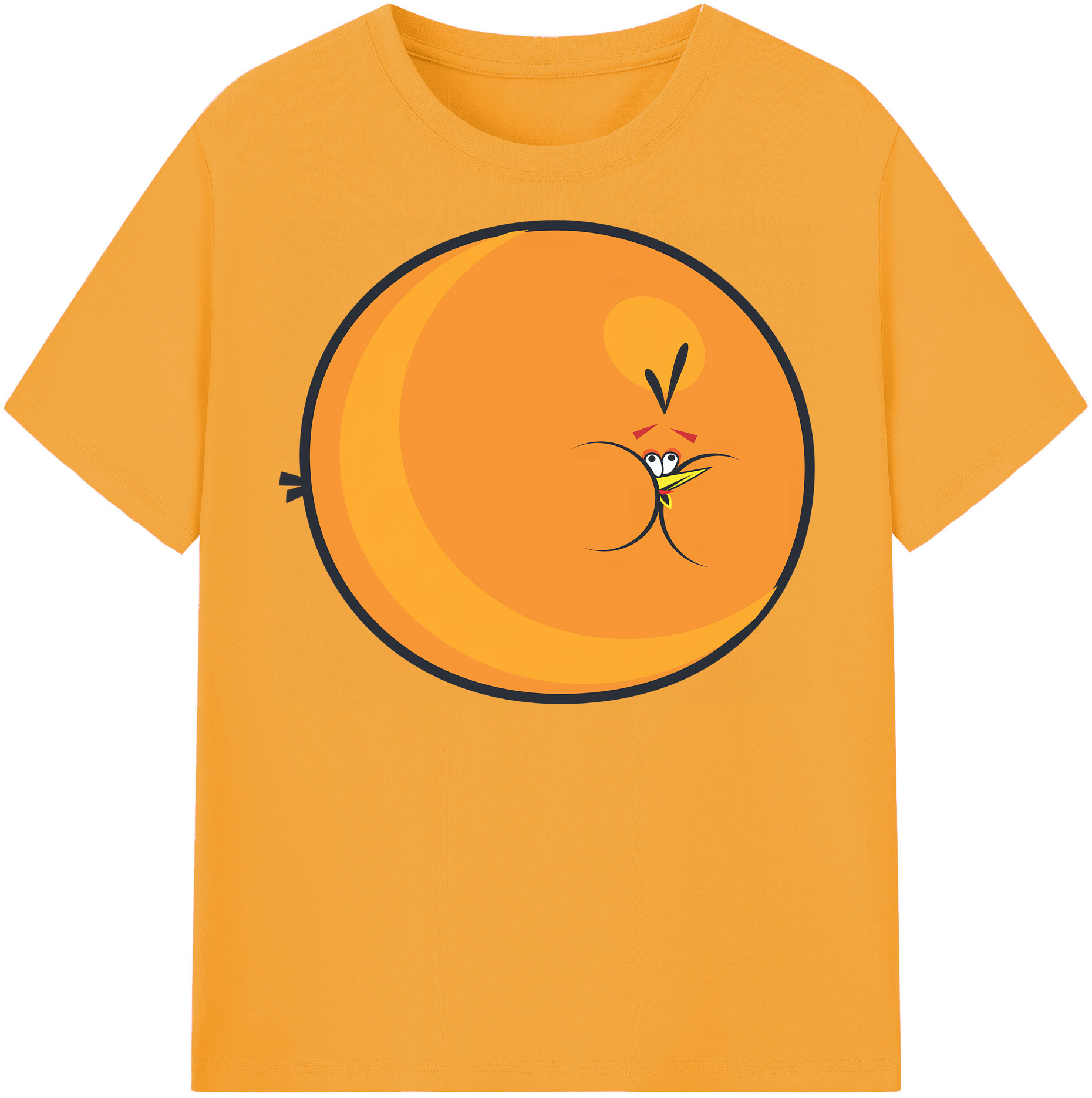 （画像用） Angry Birds アングリーバード レディースカジュアルプリントTシャツ（綿100％）