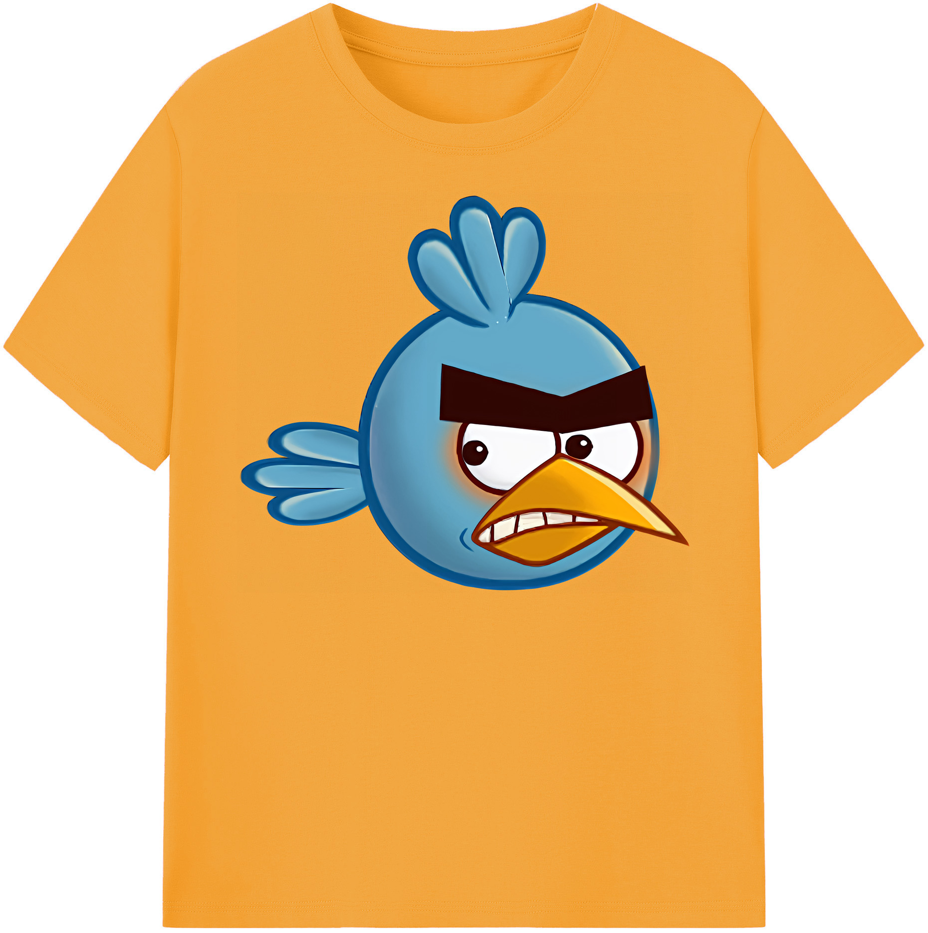 （画像用） Angry Birds アングリーバード レディースカジュアルプリントTシャツ（綿100％）