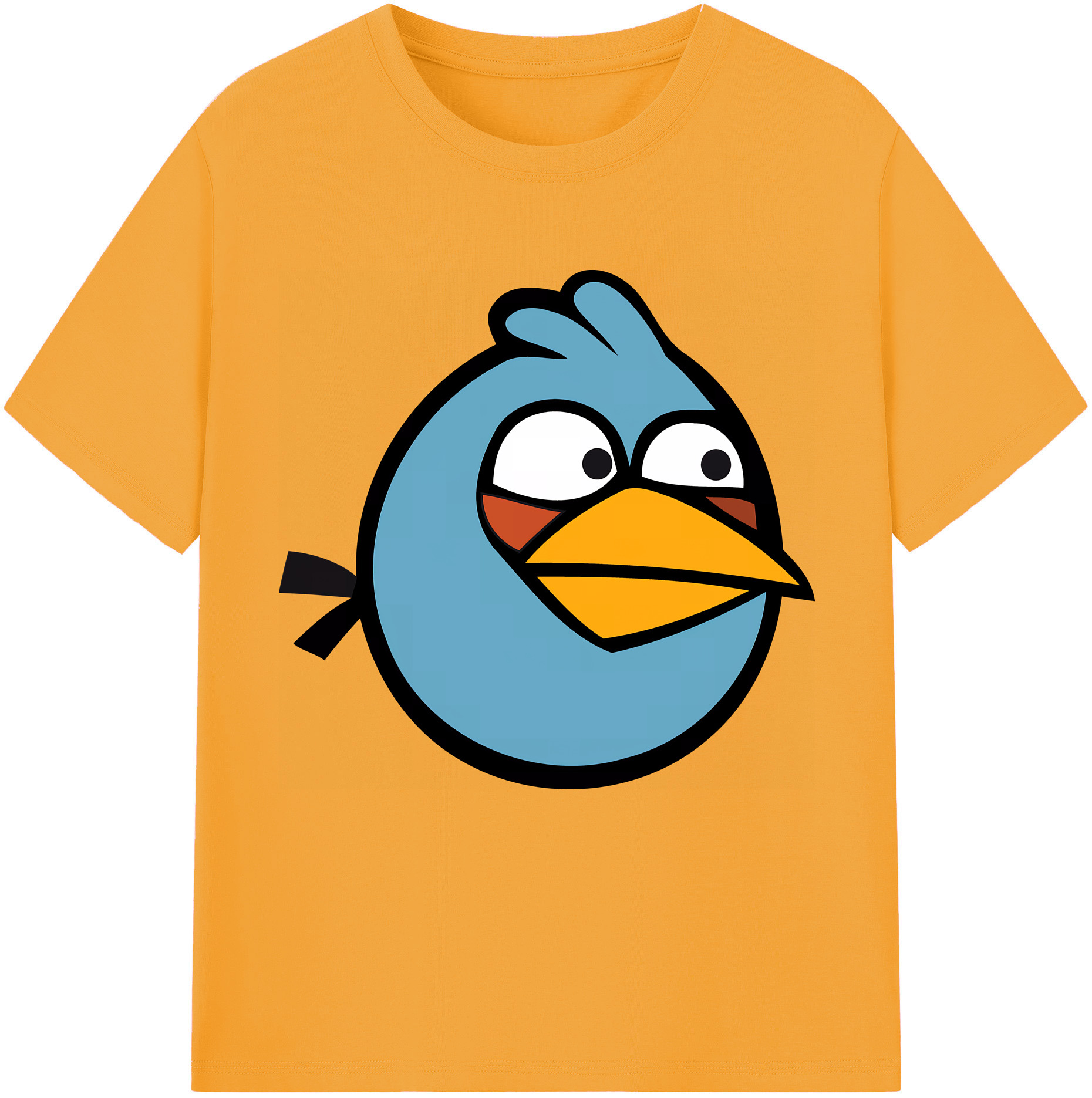 （画像用） Angry Birds アングリーバード レディースカジュアルプリントTシャツ（綿100％）