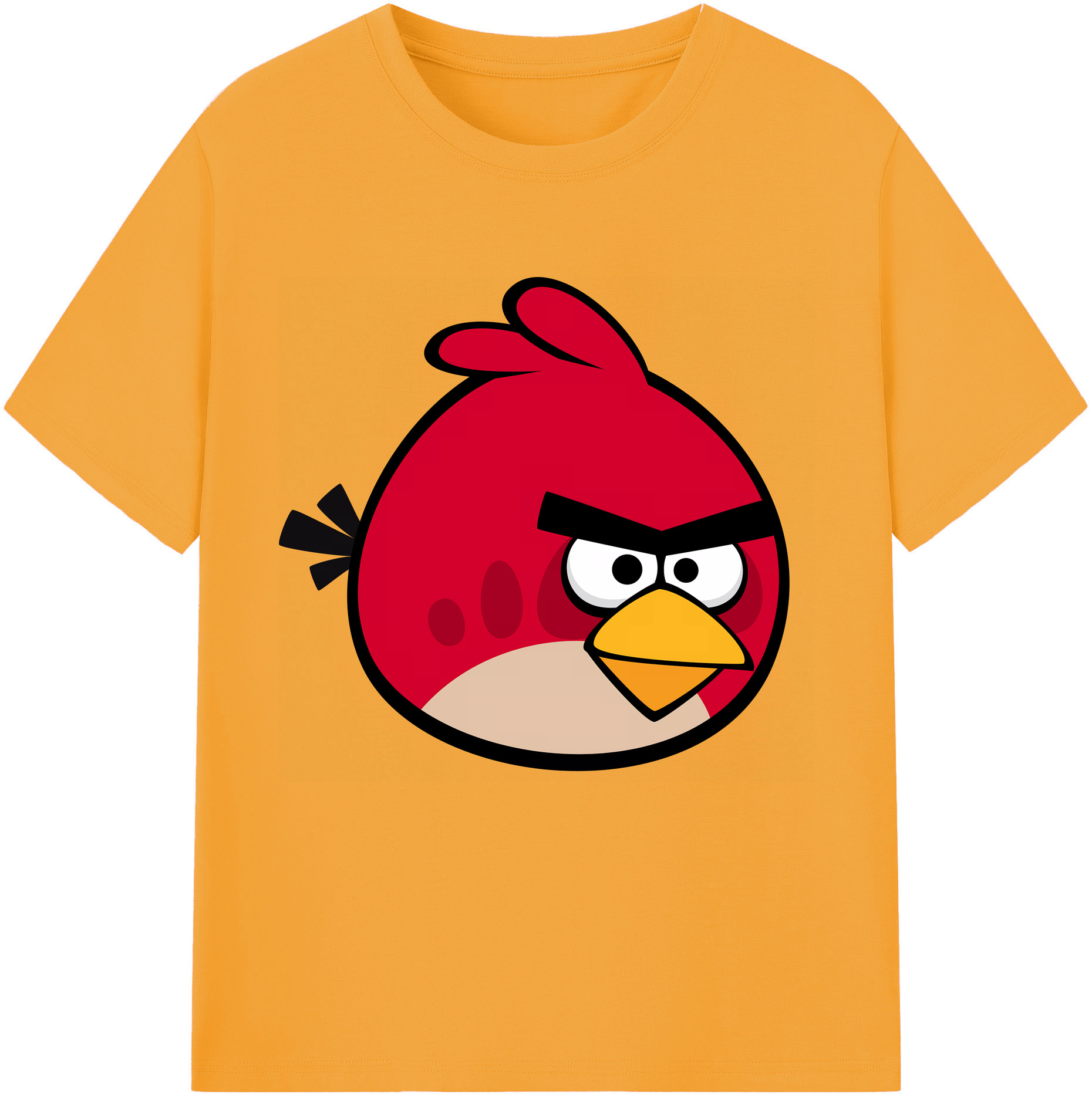 （画像用） Angry Birds アングリーバード レディースカジュアルプリントTシャツ（綿100％）