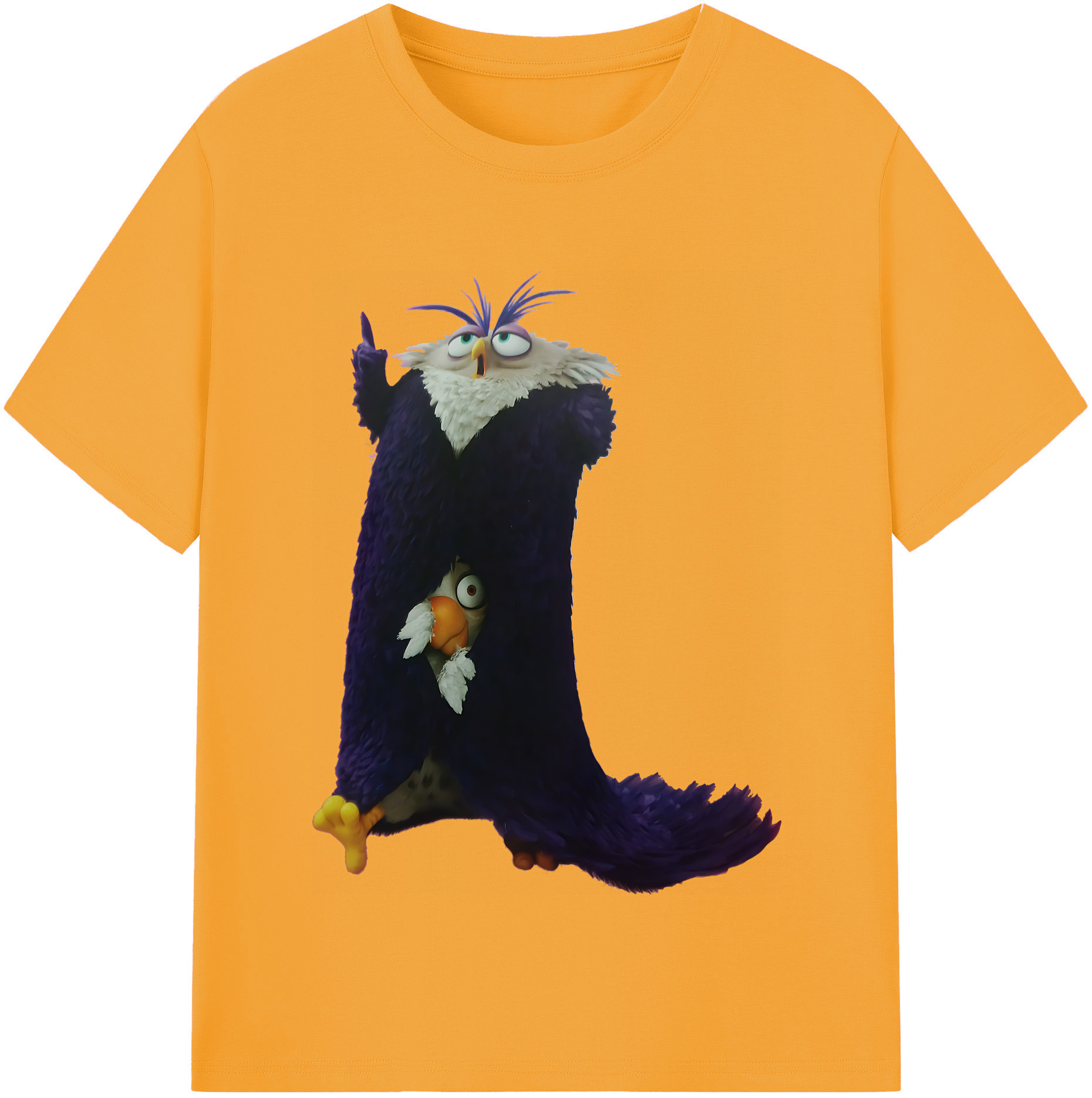 （画像用） Angry Birds アングリーバード レディースカジュアルプリントTシャツ（綿100％）