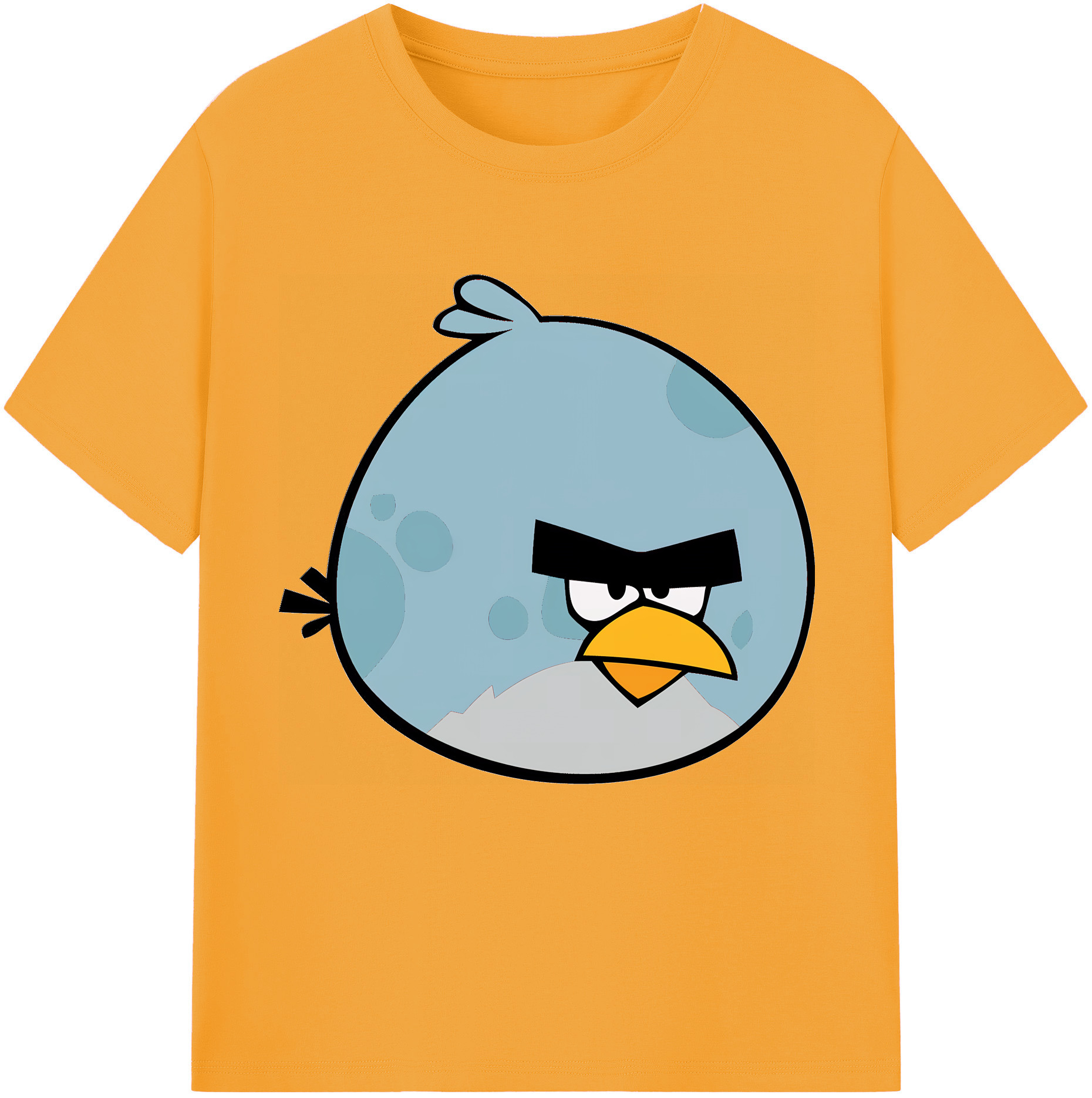 （画像用） Angry Birds アングリーバード レディースカジュアルプリントTシャツ（綿100％）