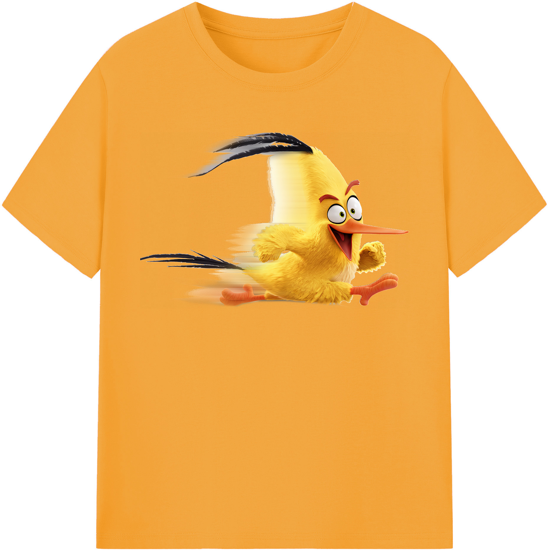 （画像用） Angry Birds アングリーバード レディースカジュアルプリントTシャツ（綿100％）